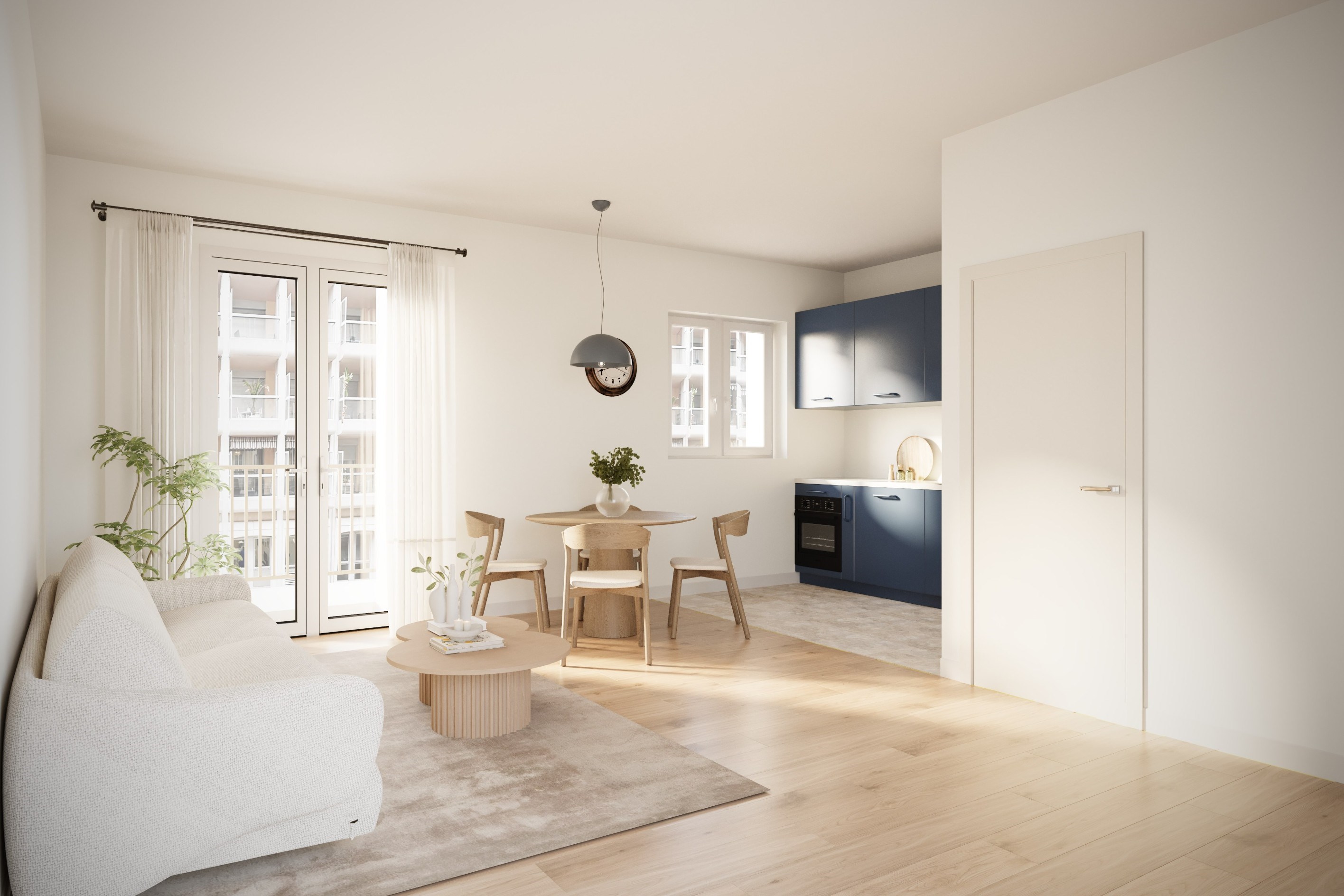 Studio with balcony for sale – Résidence Le Chauvain, Nice city center - 物件實景