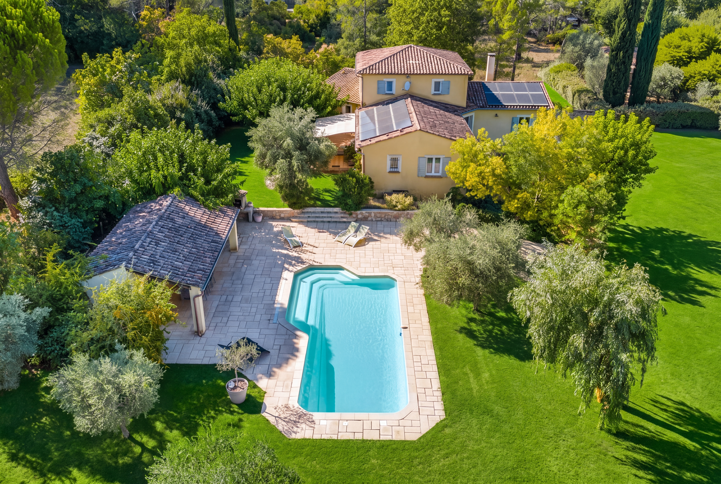  Fayence, 260 sqm Provençal villa with pool, independent studio and 3,800 sqm gr… - 物件實景