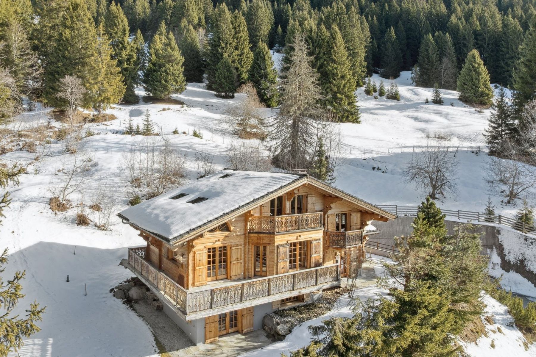  Les Chaux Fleuries - An exceptional chalet SKI IN SKI OUT - 物件實景