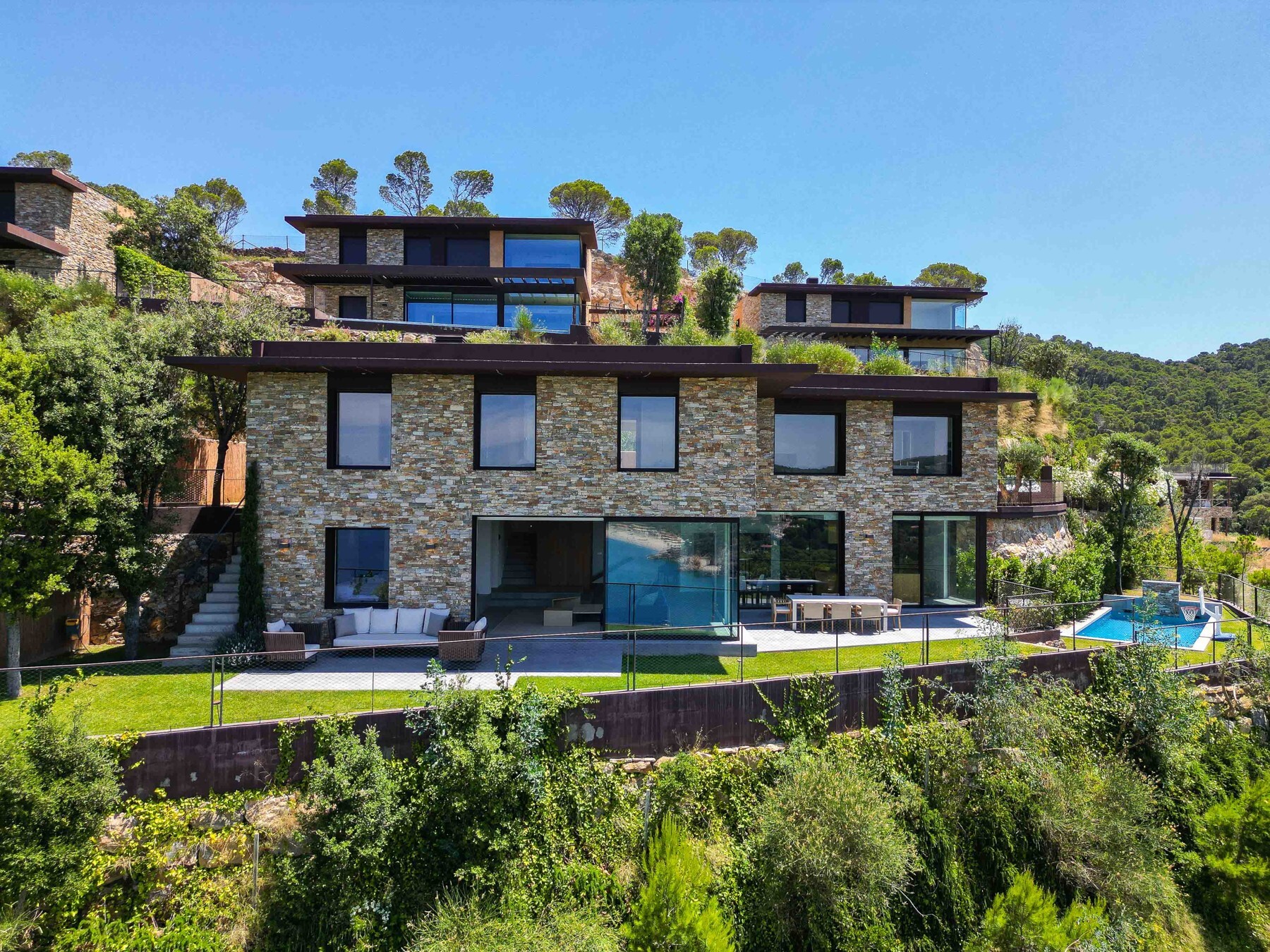  Stunning property with sea views near Sa Riera, Begur - 物件實景