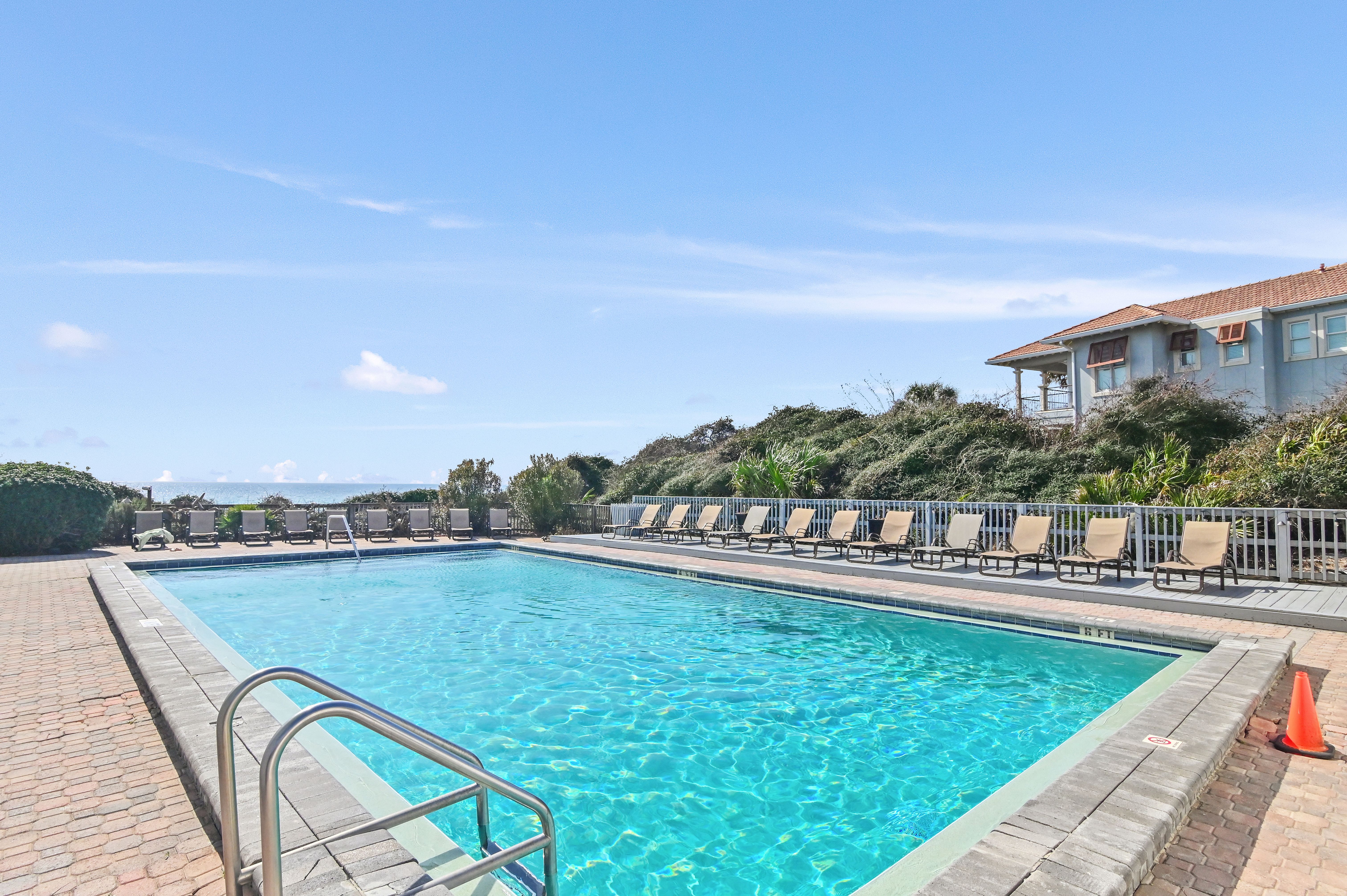  Rare Side-Porch Gulf-Front Condo In Seagrove Beach - 物件實景