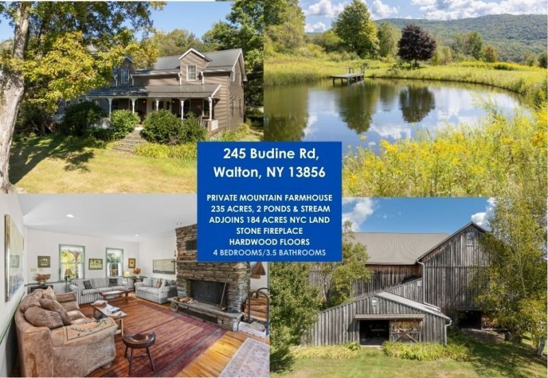 Walton, New York, 13856, United States, 4 Bedrooms Bedrooms, ,4 BathroomsBathrooms,Residential,For Sale,1947097