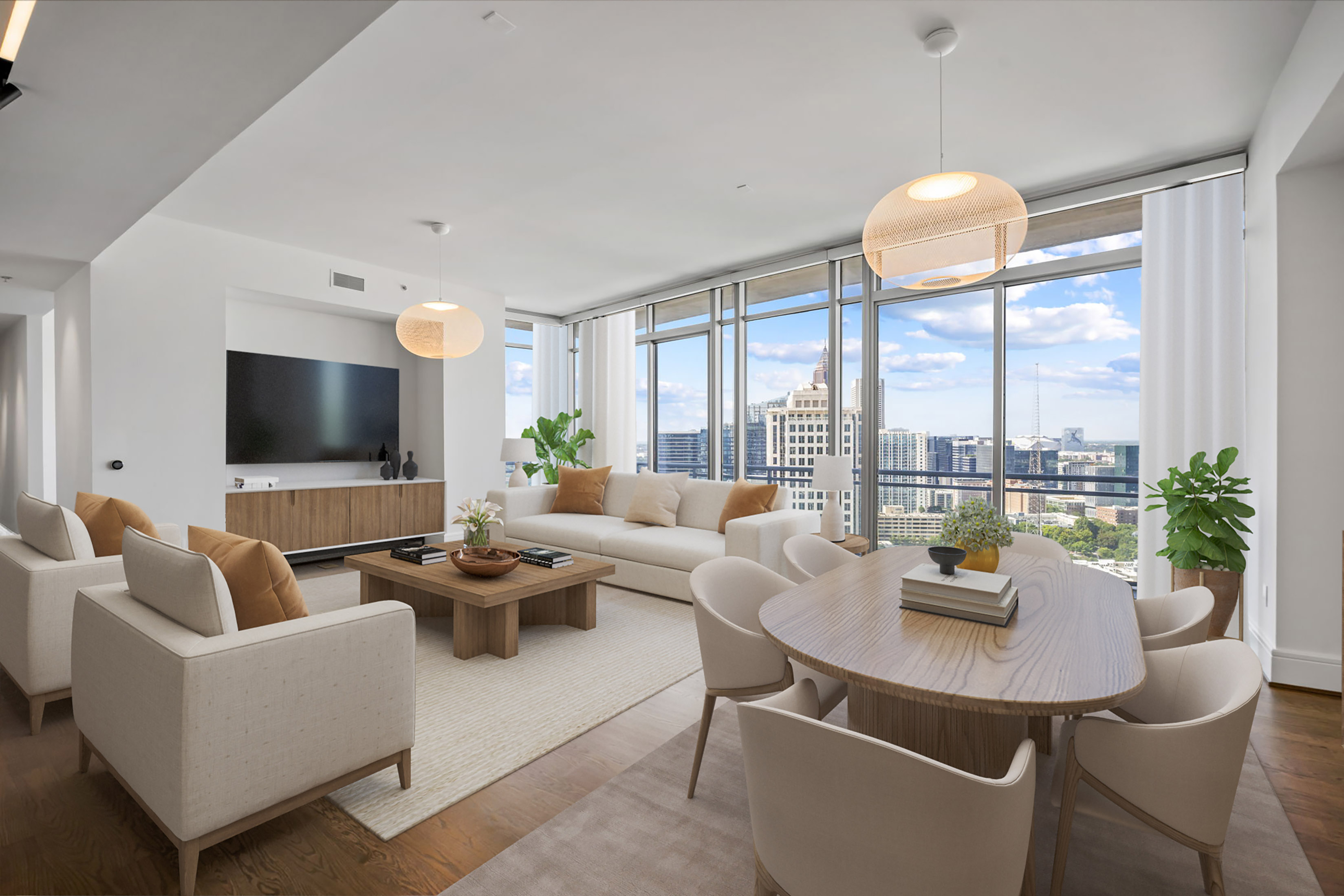 Exceptional Three Bedroom Plus Den Atop The Coveted Loews Hotel - 物件實景