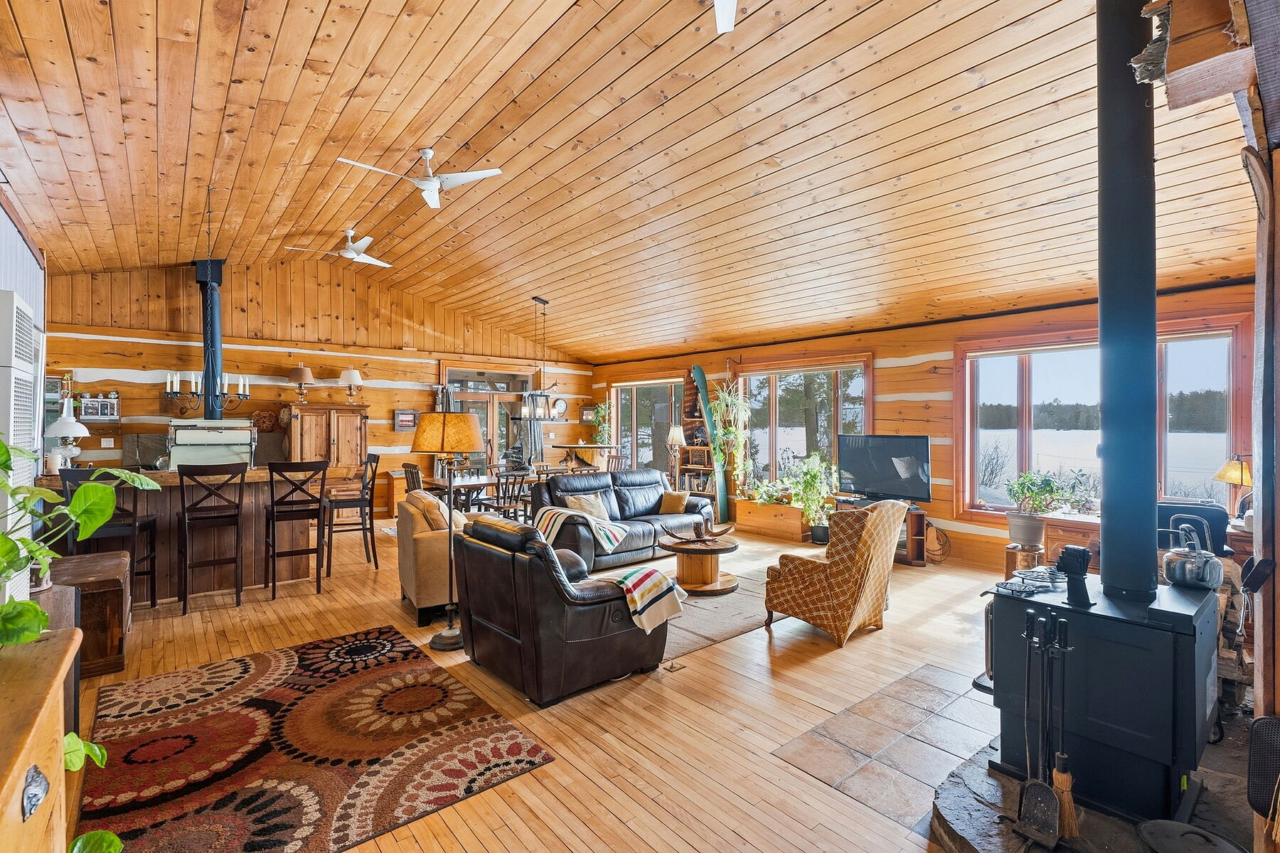  Meadow Lake Log Home - 物件實景