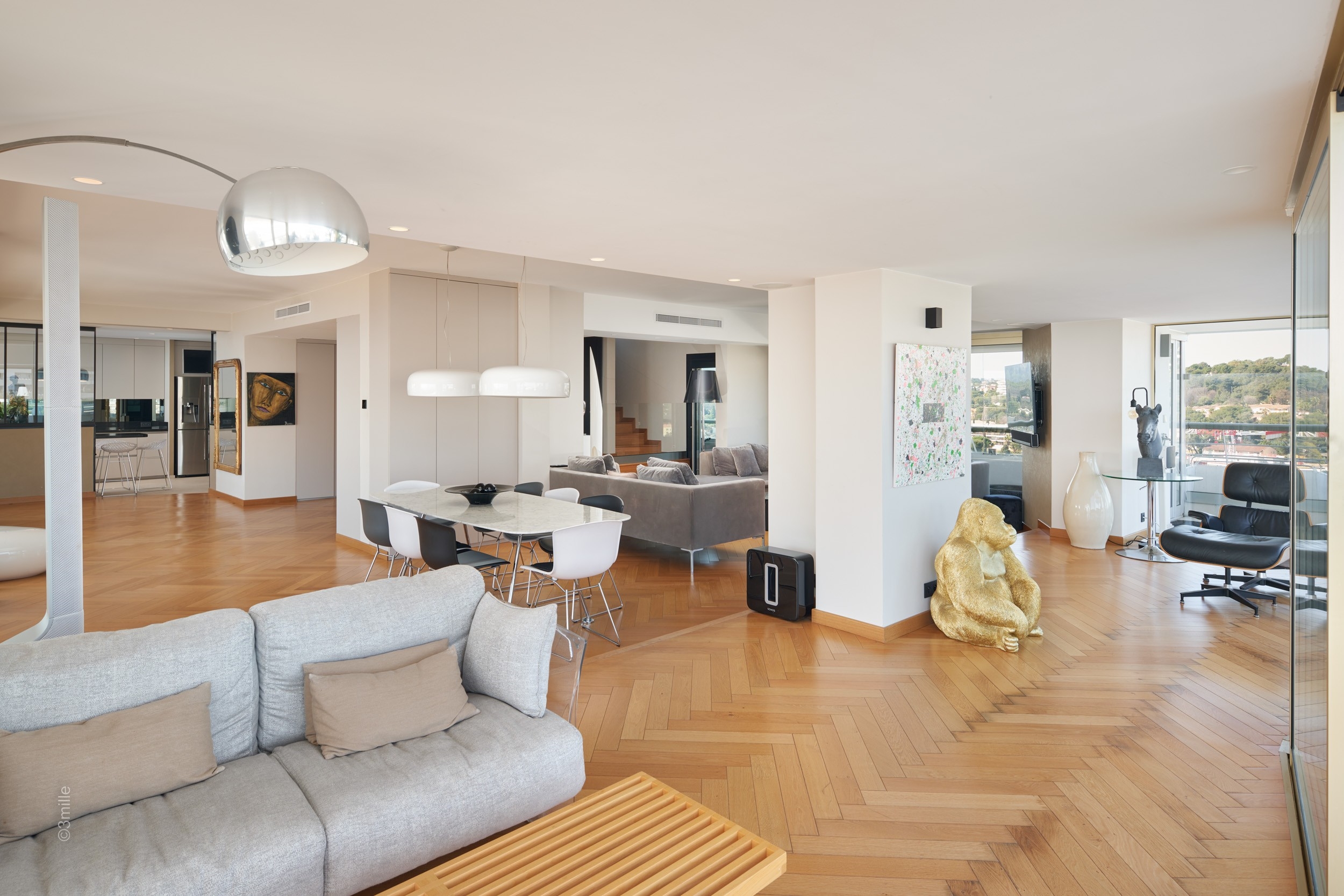  Sole agents, Villeneuve Loubet, Triplex Apartment on the top floor of the Marin… - 物件實景