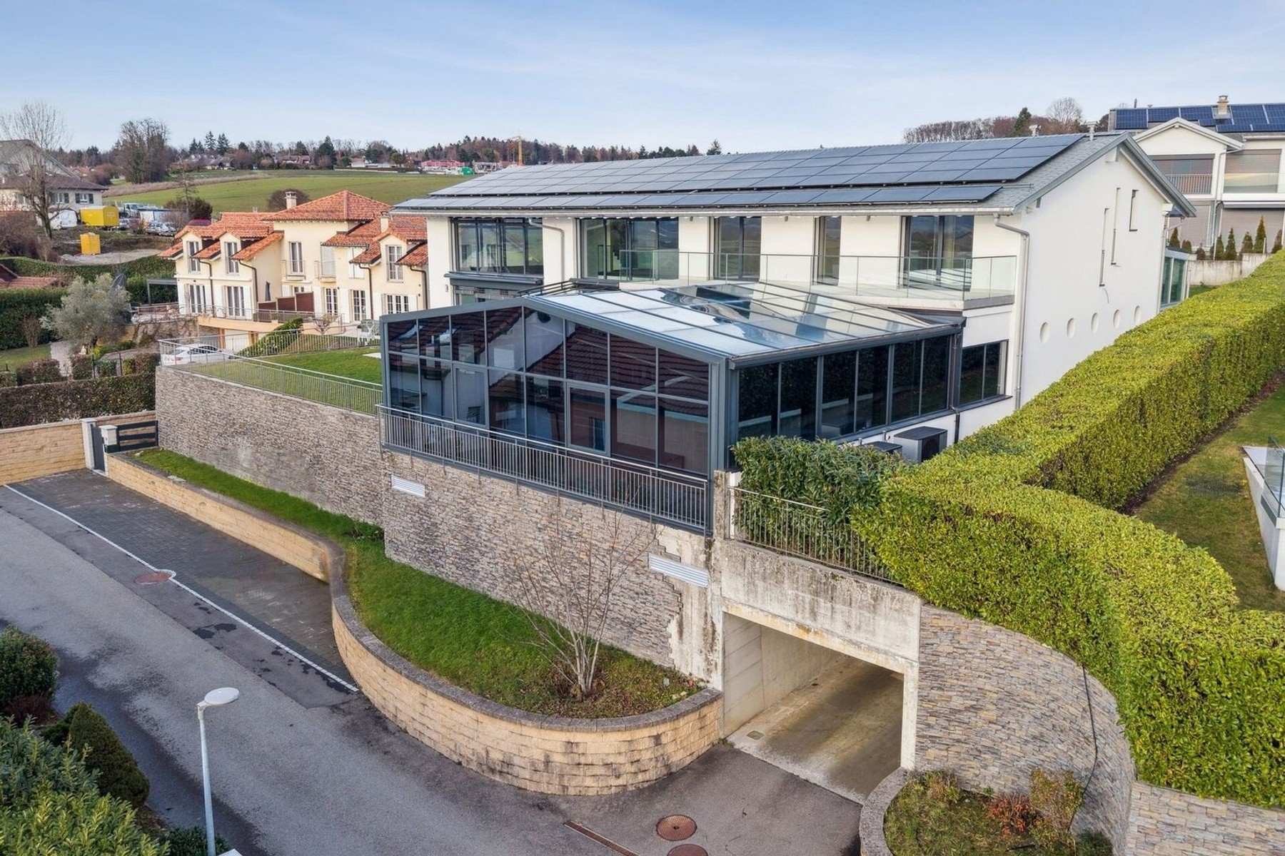  Exceptional 8.5-room villa, lake and Alps views, 9 basement parking spaces - 物件實景