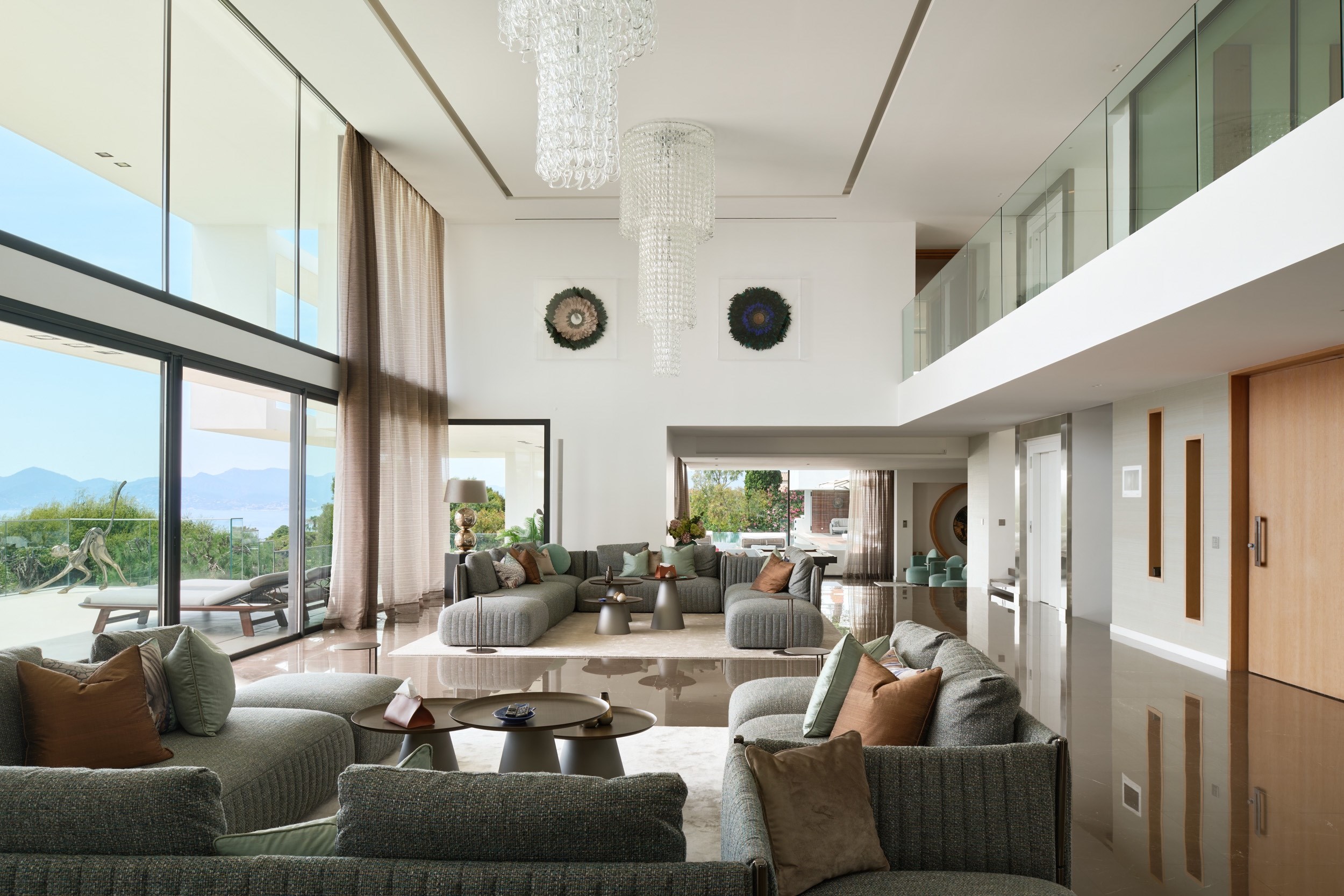  Contemporary luxury estate with panoramic sea views in Cannes Californie - 物件實景