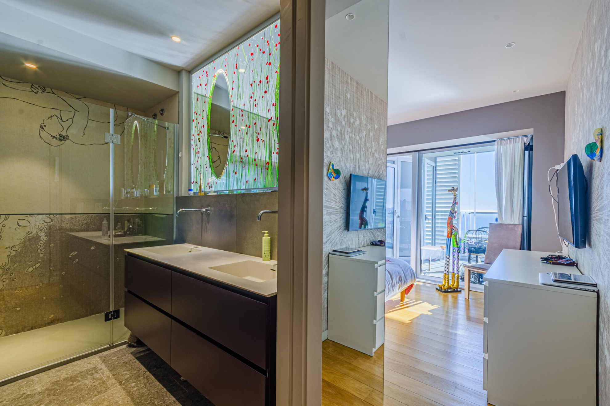  Family apartment with splendid sea and Barcelona views - 物件實景