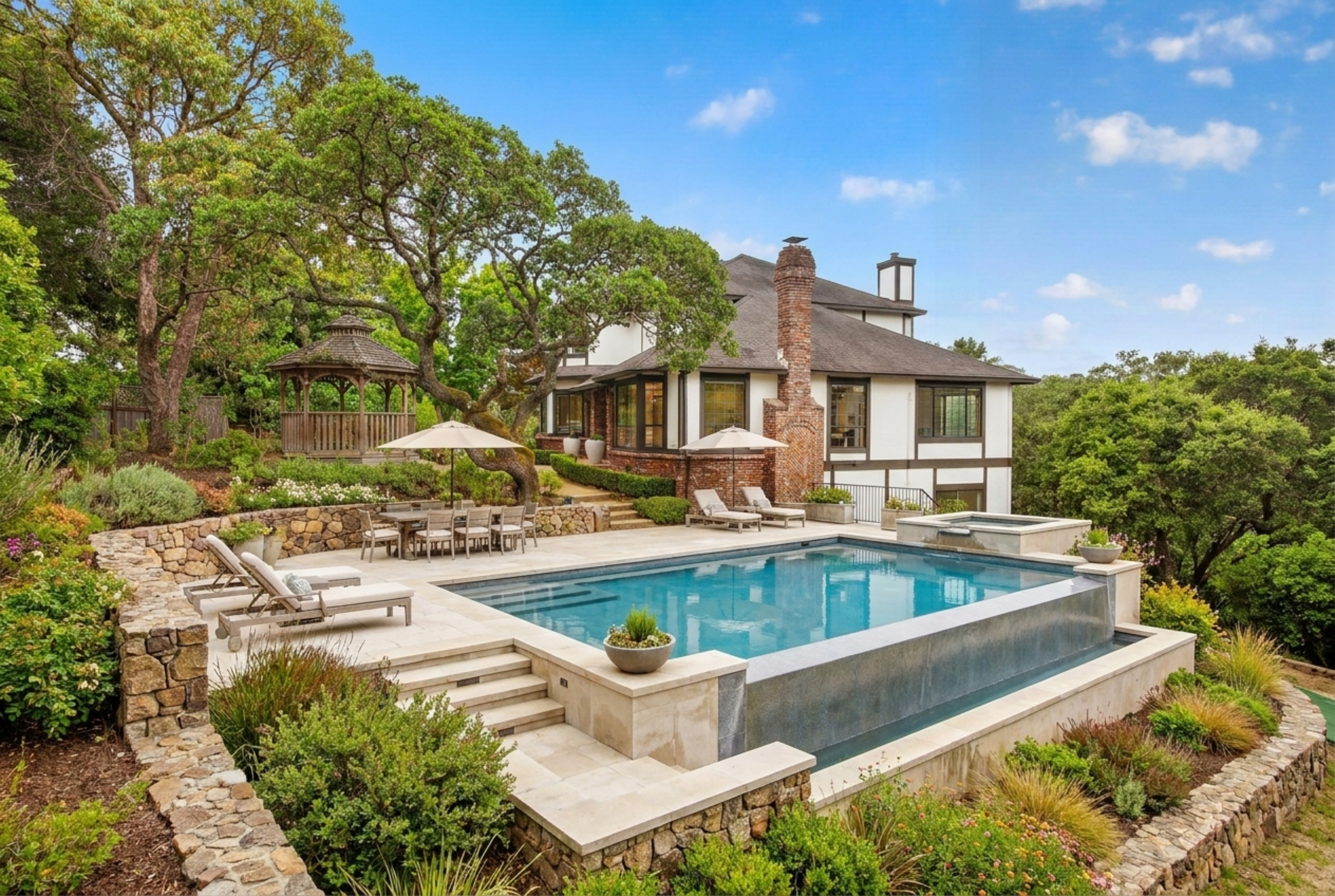  Grand Estate in Novato’s Prestigious Gated Lockton Lane - 物件實景