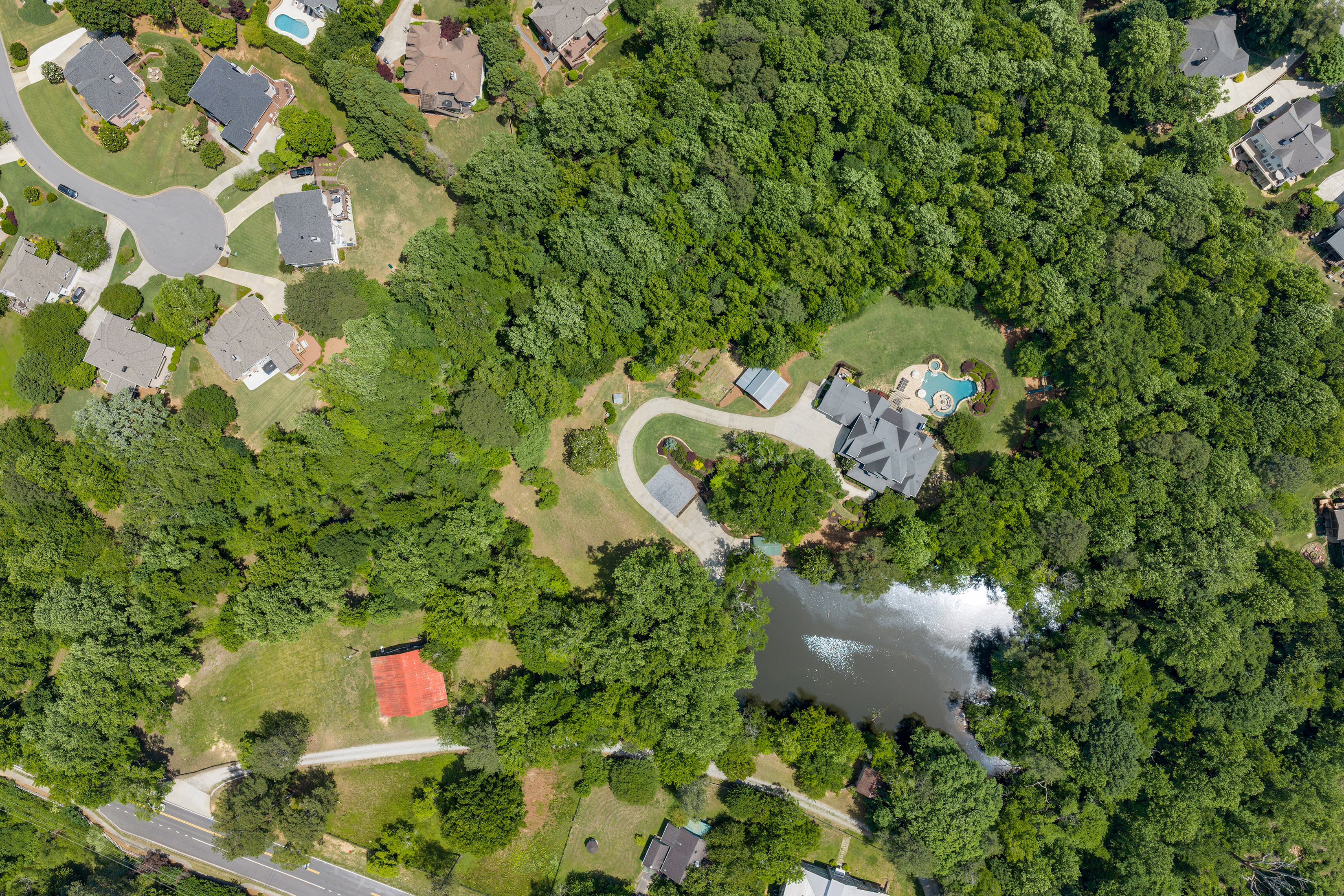  Set On More Than 10± Remarkably Private Acres Between Roswell And Milton - 物件實景