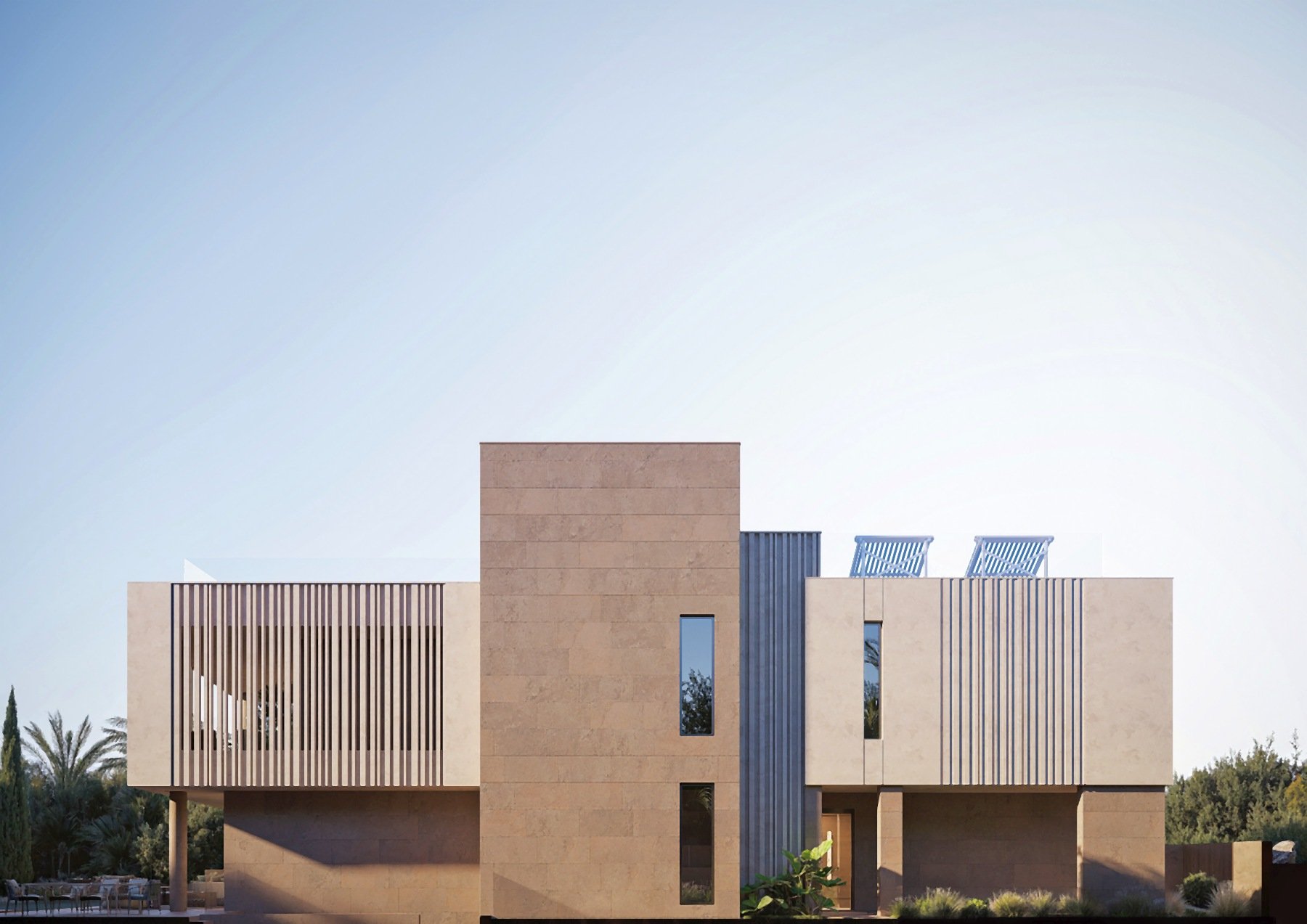  Panoramic Four Bedroom Villa with Infinity Pool in Agios Tychonas, Limassol - 物件實景