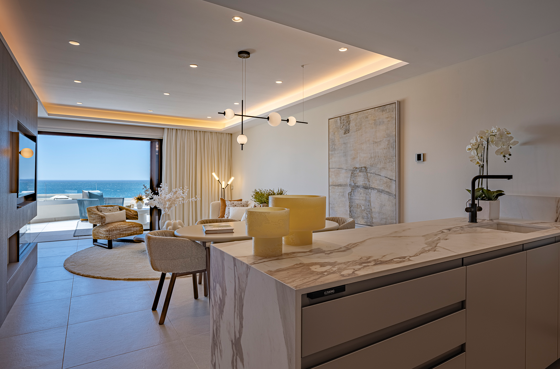  Apartment with sea views in a beachfront community on the New Golden Mile - 物件實景