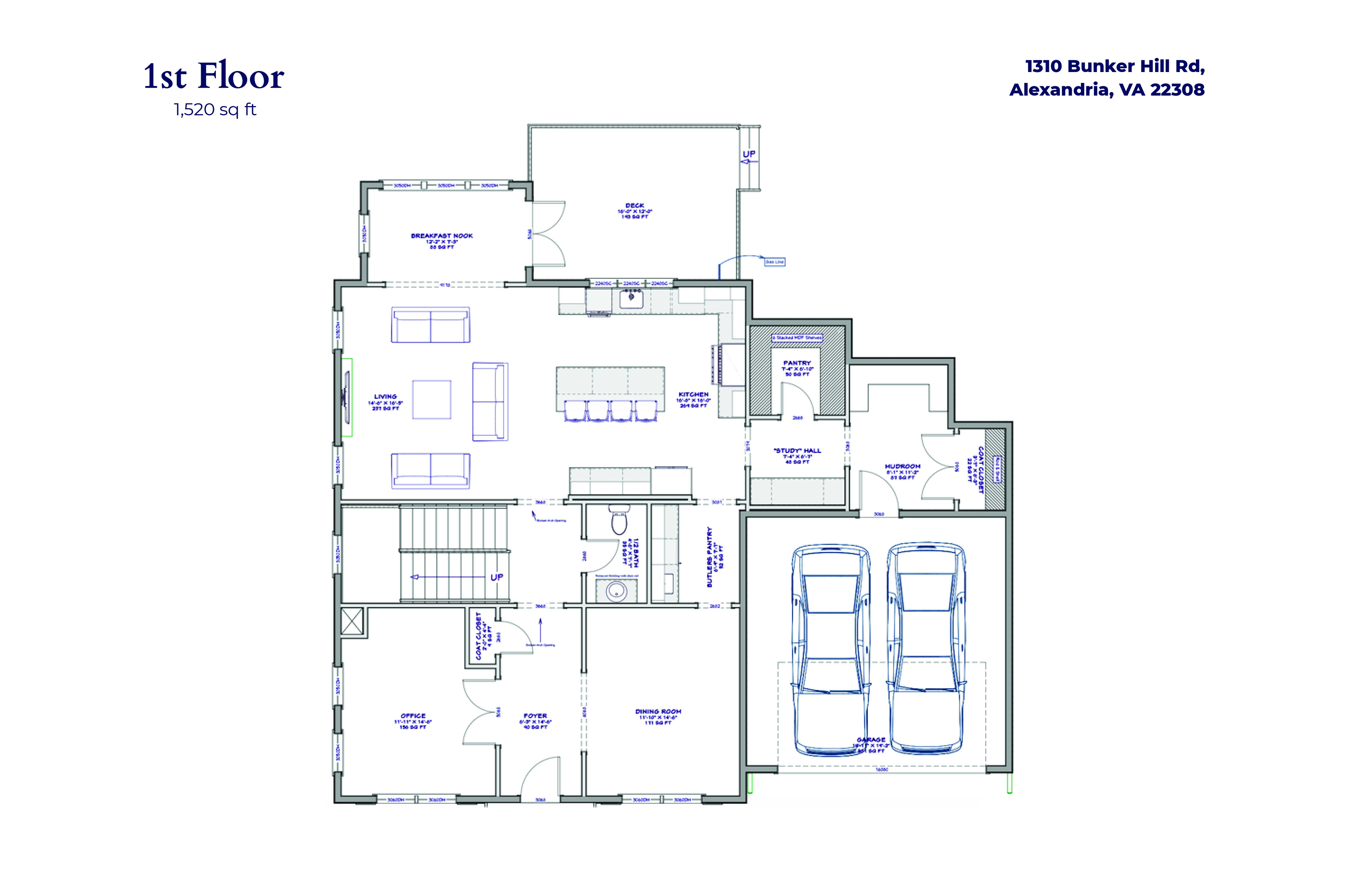  1310 Bunker Hill Road, Alexandria, VA, 22308 - 物件實景