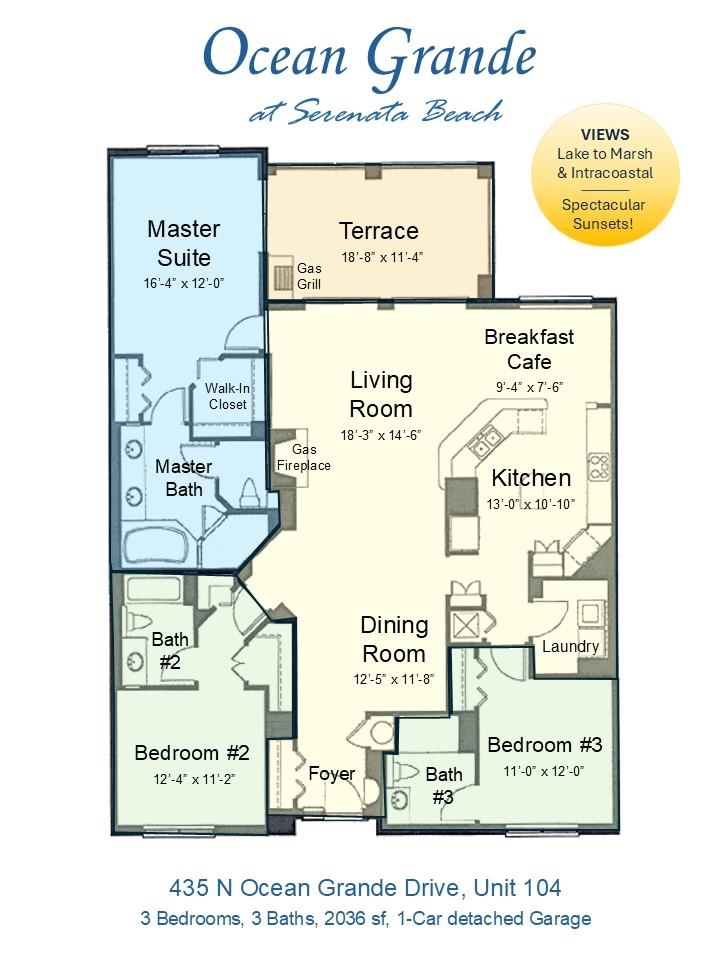435 N Ocean Grande Dr, 104, Ponte Vedra Beach, Florida, 32082, United States, 3 Bedrooms Bedrooms, ,3 BathroomsBathrooms,Residential,For Sale,435 N Ocean Grande Dr , 104,1643038