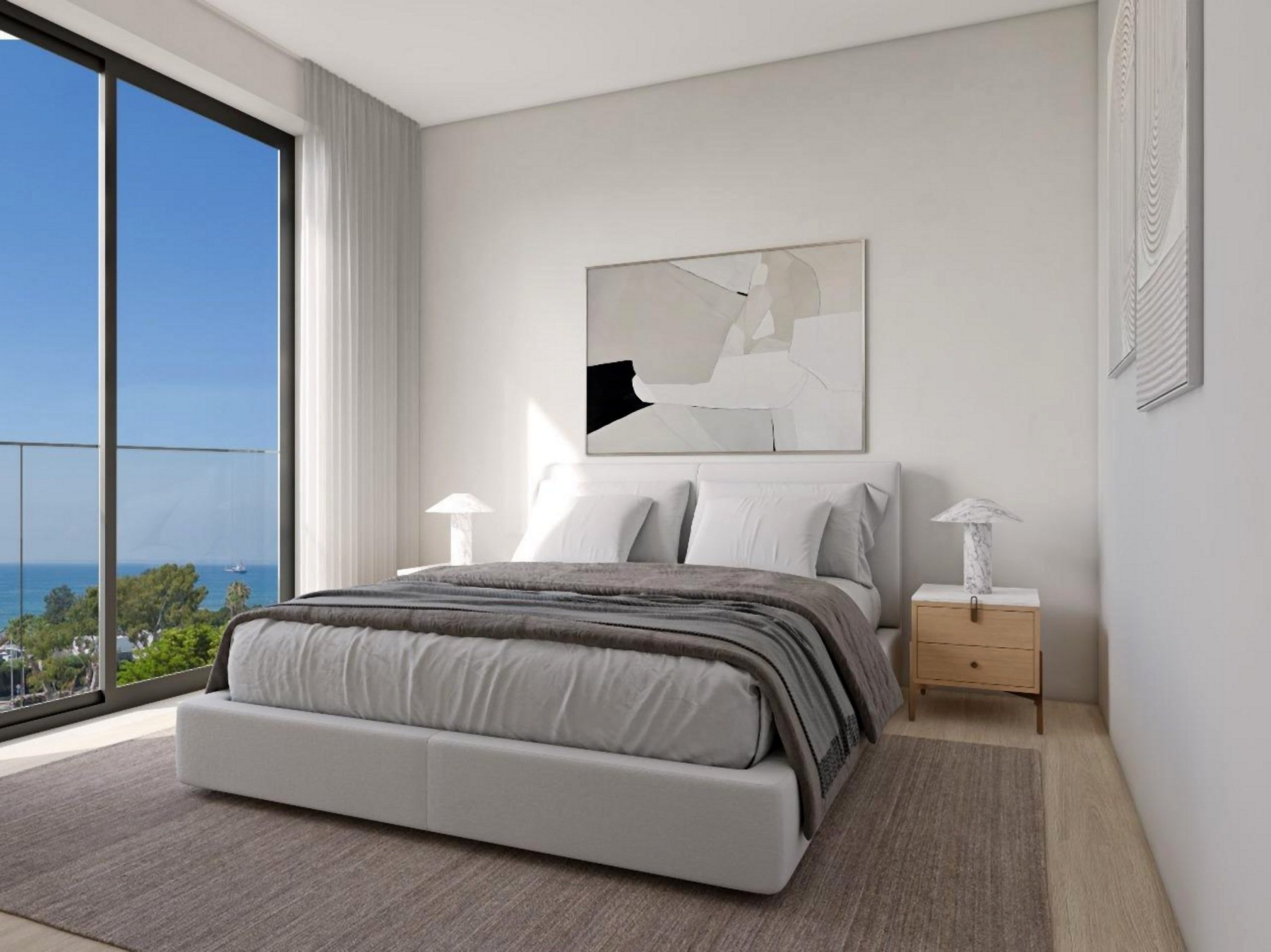  2 Bedroom Modern Sea View Apartment in Agios Athanasios, Limassol - 物件實景
