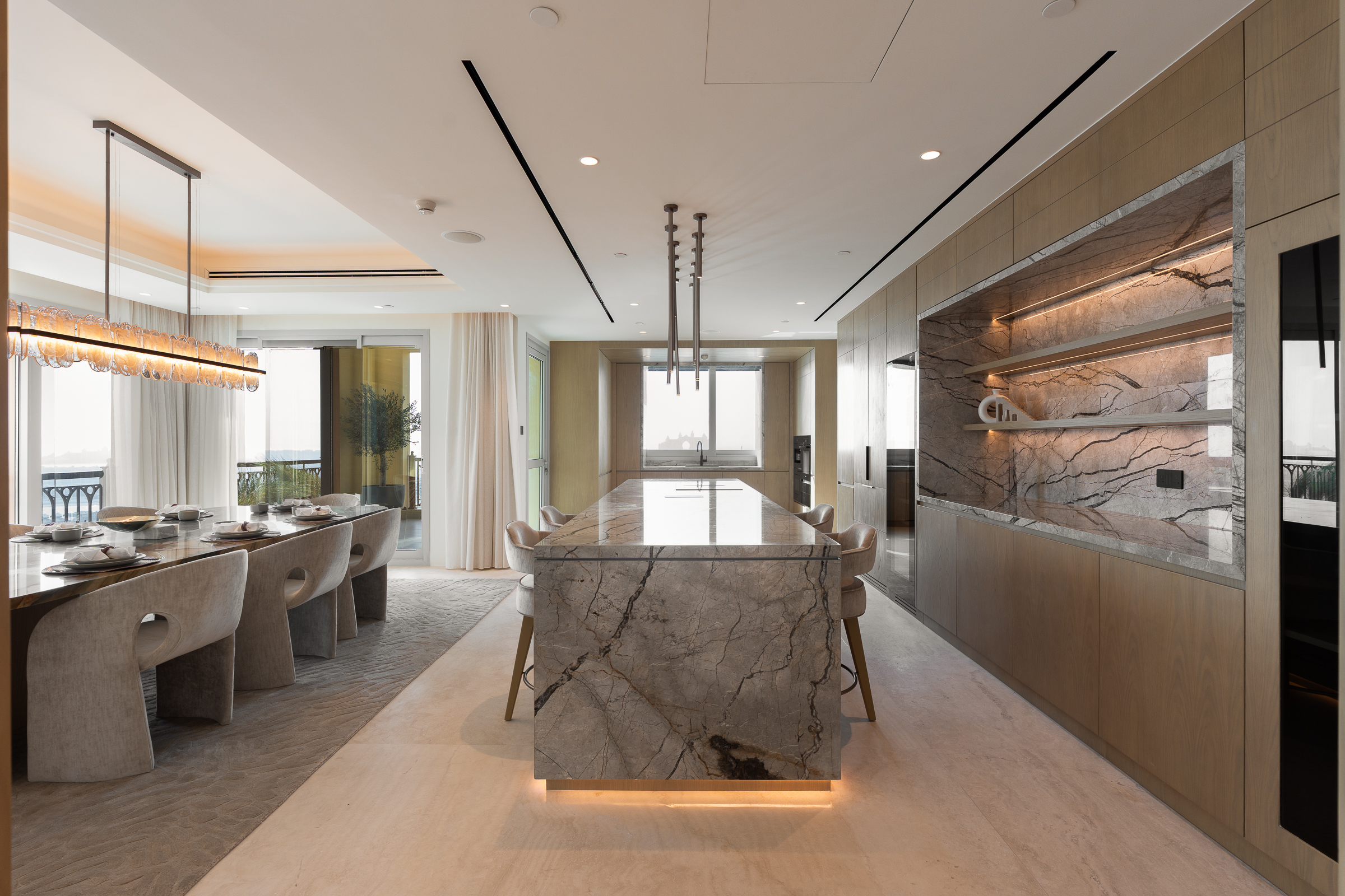  Voluminous Quadruplex Penthouse on Palm Jumeirah - 物件實景