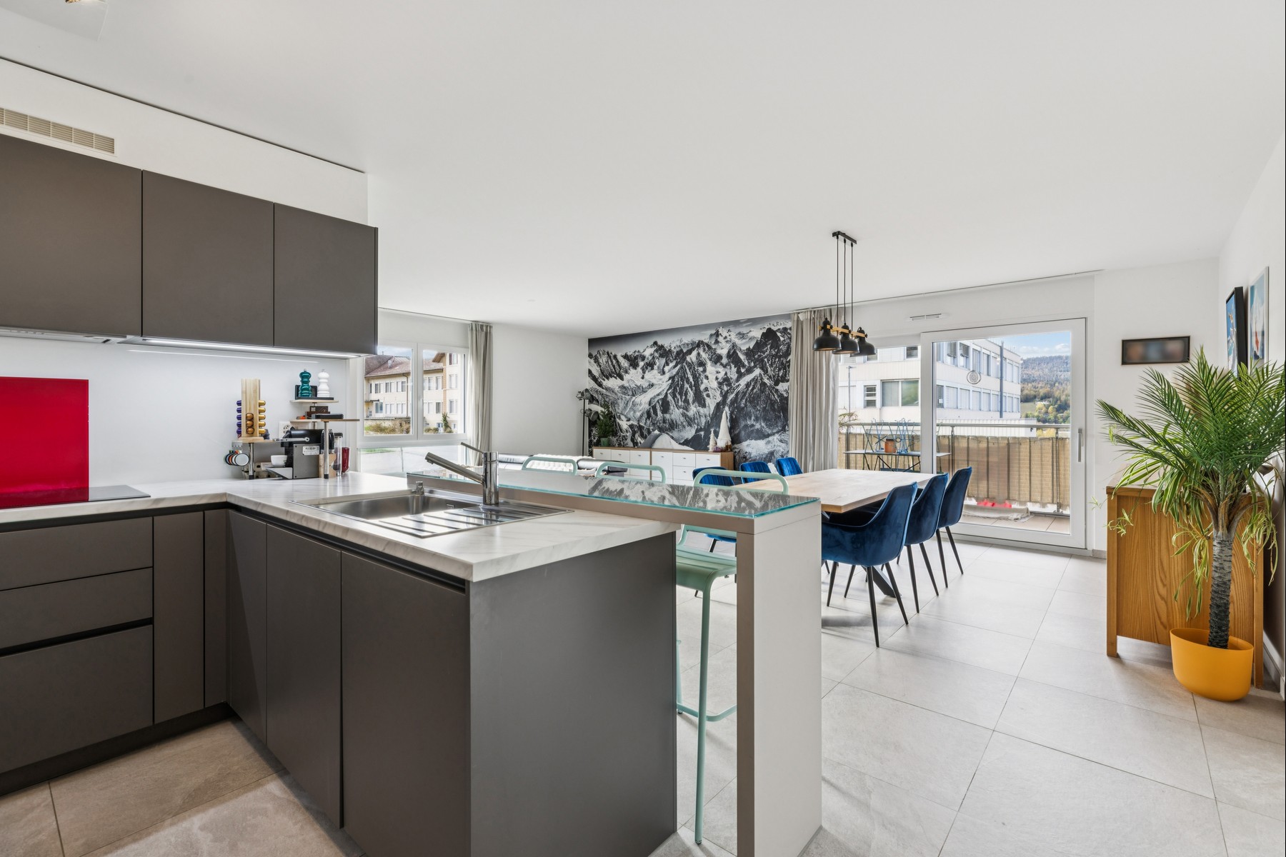  Modern 3.5-room apartment with a balcony - Les Bioux (VD) - 物件實景