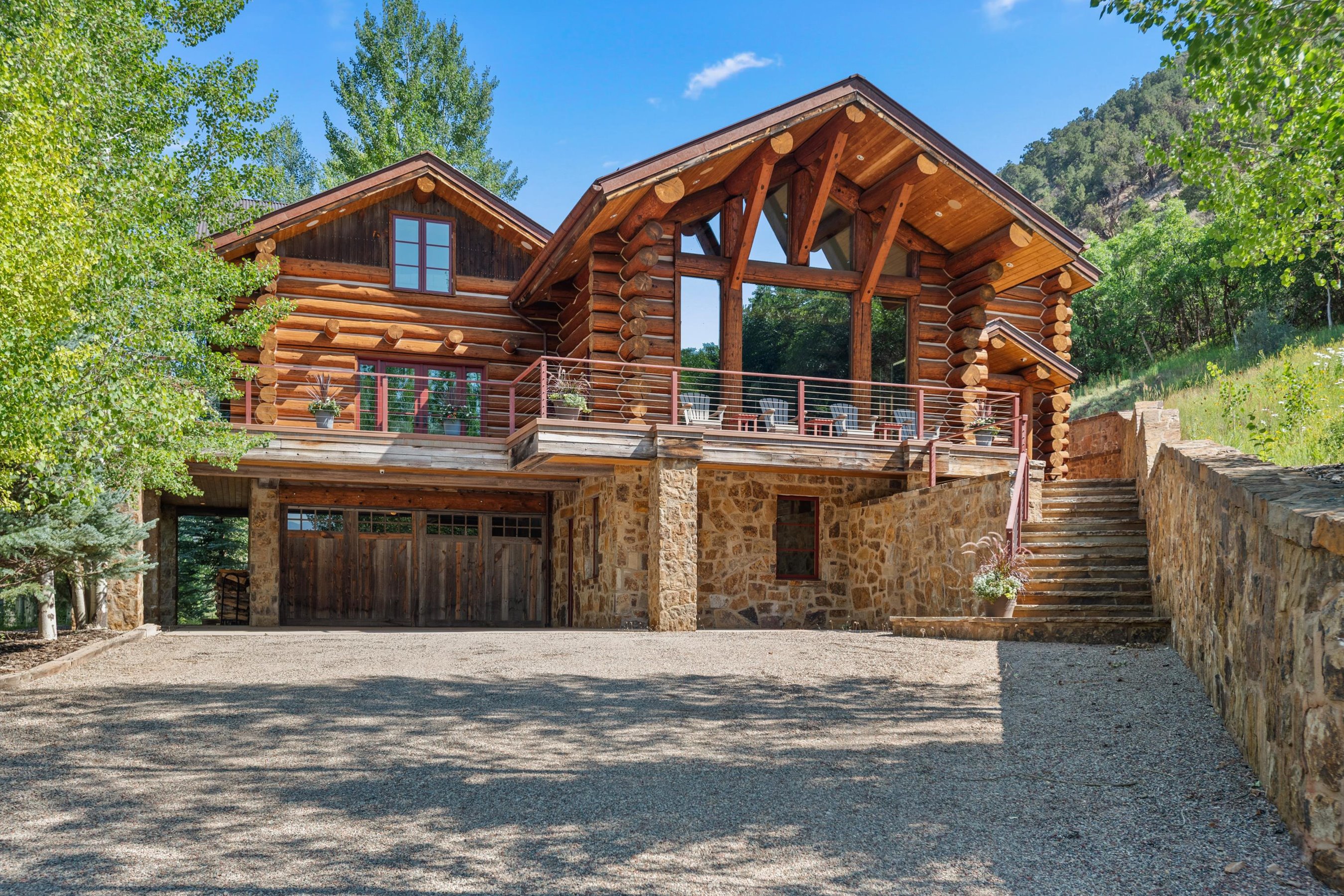  Timeless Log Home on 12+ Acres in Snowmass  Sweeping Mountain Views - 物件實景