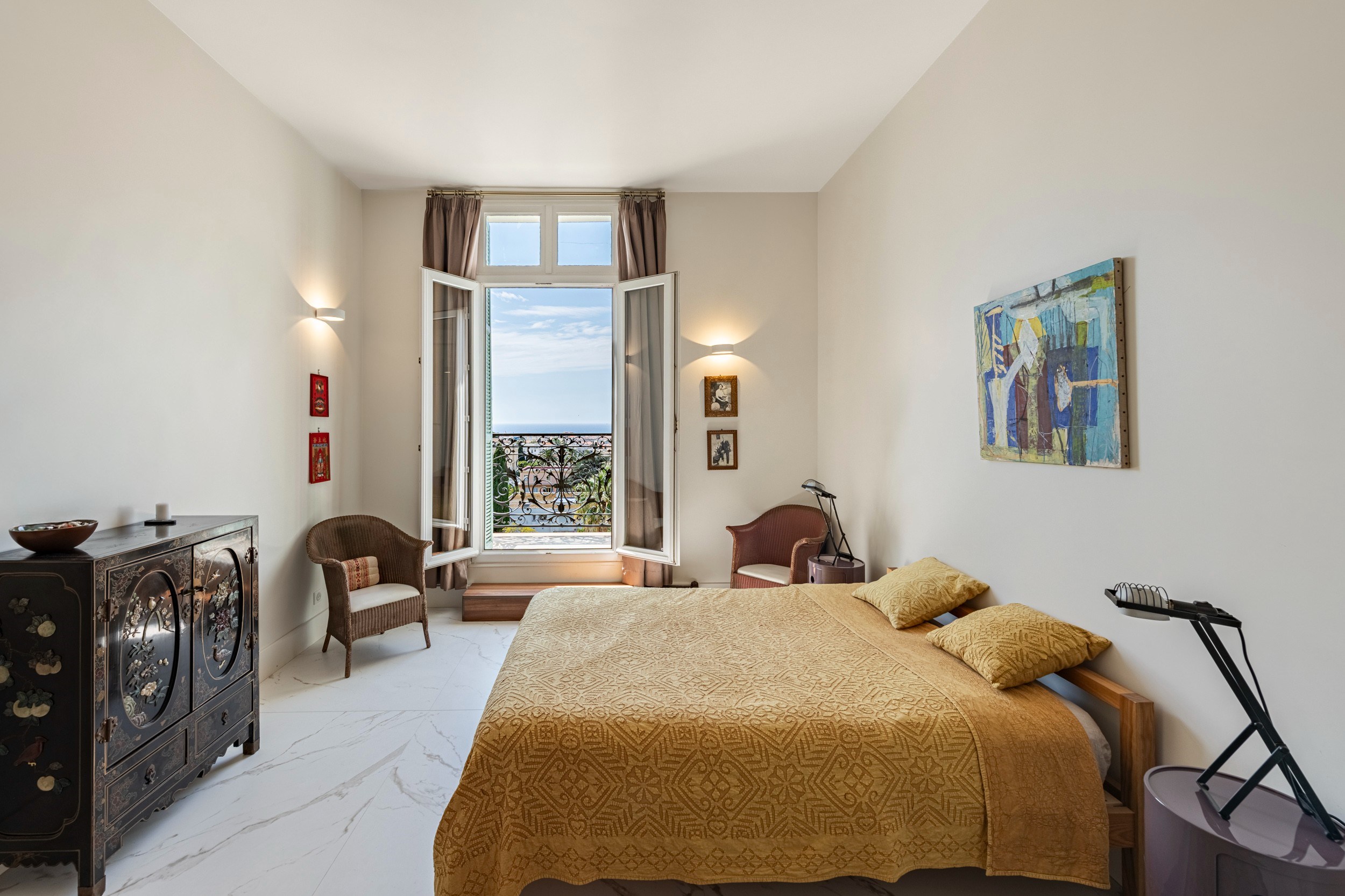  Nice Cimiez bourgeois apartment, historic building balcony open view near centre - 物件實景