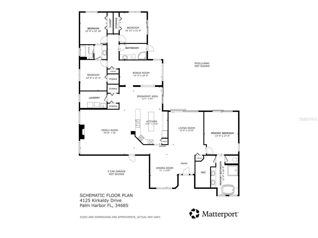 Palm Harbor, Florida, 34685, United States, 4 Bedrooms Bedrooms, ,3 BathroomsBathrooms,Residential,For Sale,1990294
