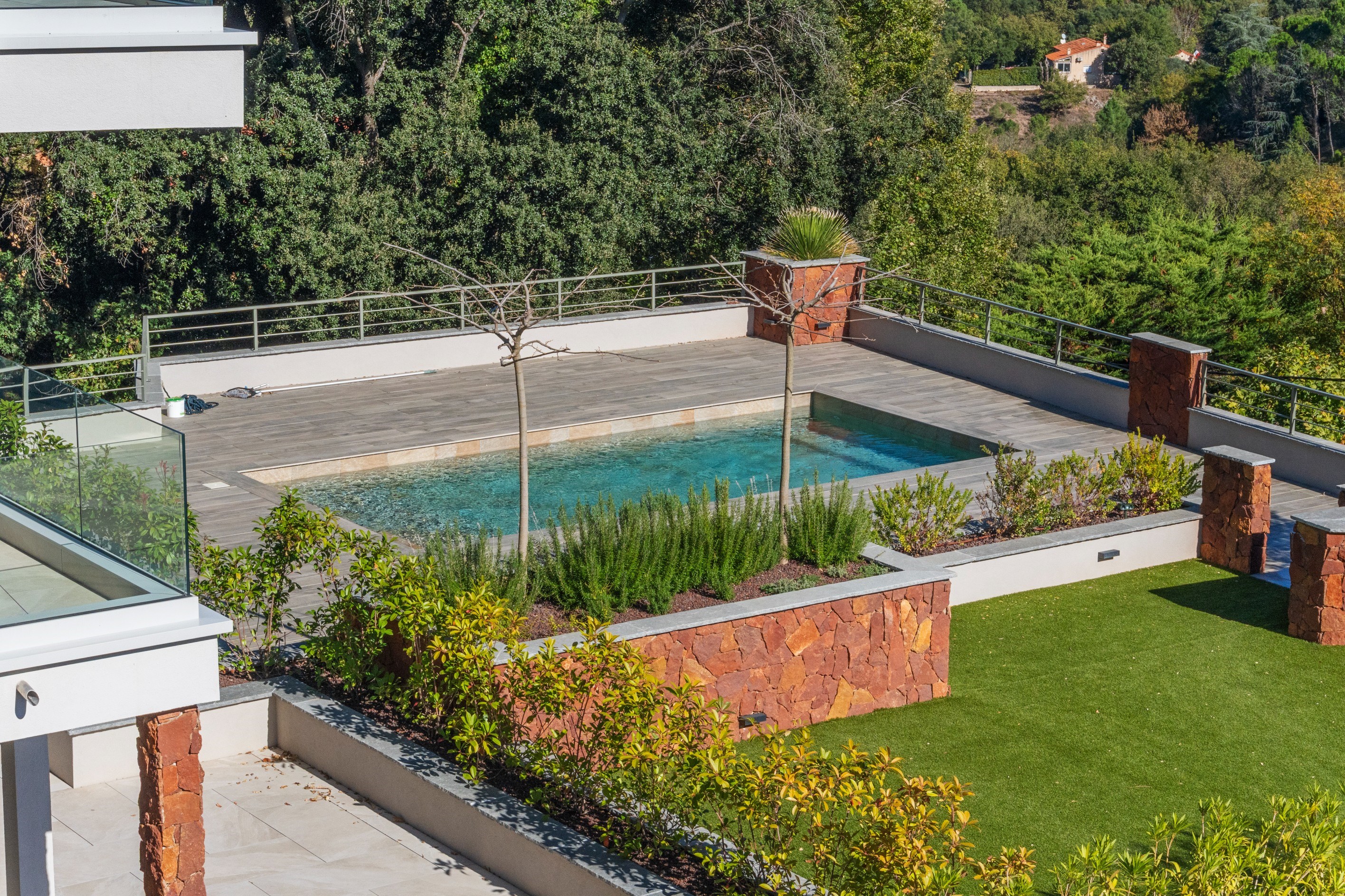  New luxury apartment with terrace and sea glimpse near Mandelieu, French Riviera - 物件實景