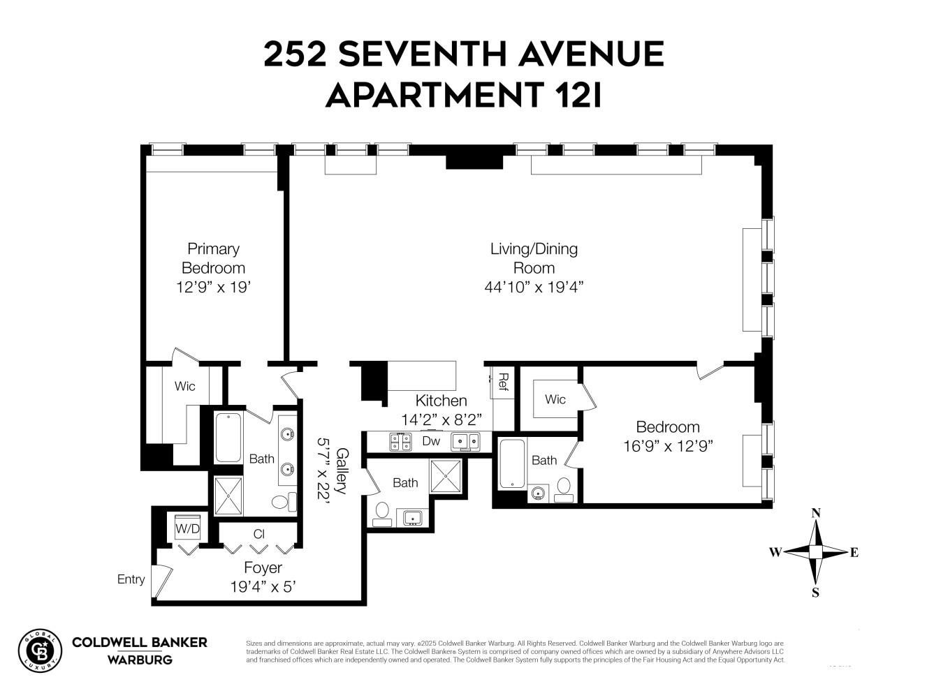 New York (Manhattan), New York, 10001, United States, 2 Bedrooms Bedrooms, ,3 BathroomsBathrooms,Residential,For Sale,1804757