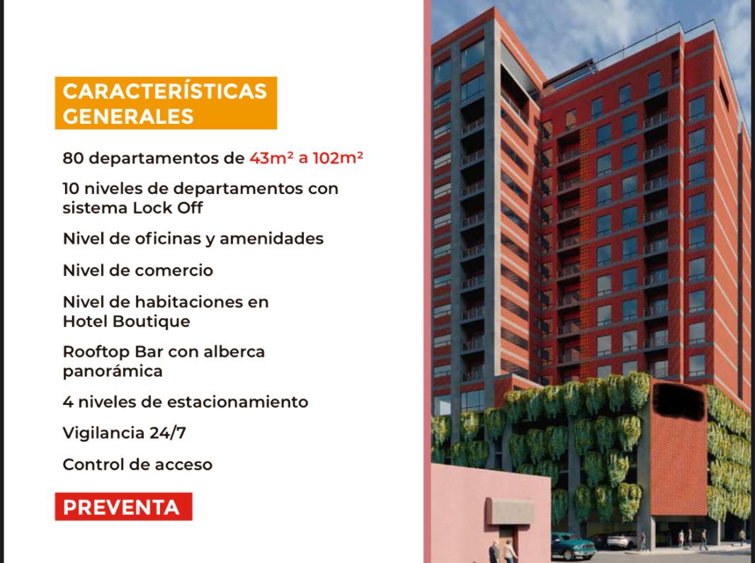 Ignacio Allende, Monterrey, Nuevo León, 64000, Mexico, 1 Bedroom Bedrooms, ,1 BathroomBathrooms,Residential,For Sale,Ignacio Allende,1442898