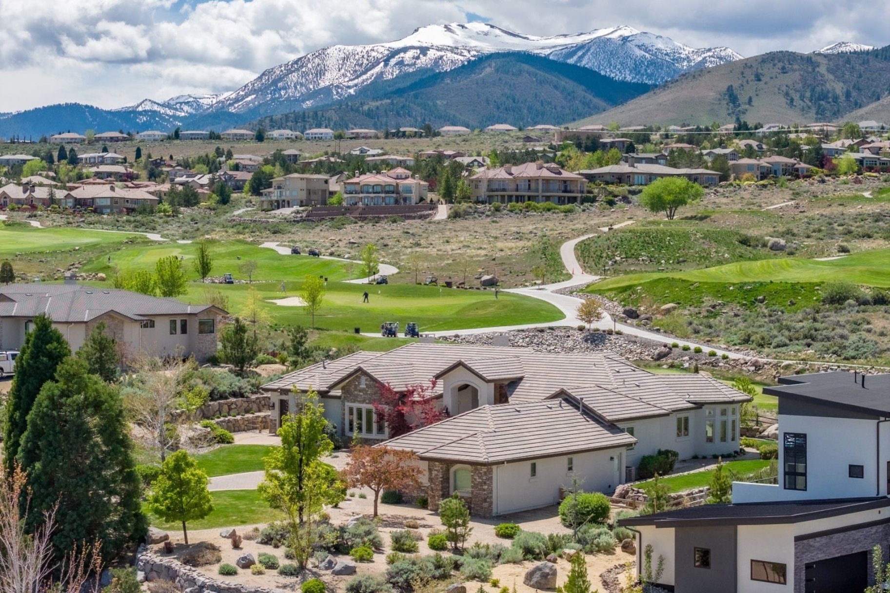  Luxury Golf Course Estate in Arrowcreek, Reno with Panoramic Mountain+City Views - 物件實景