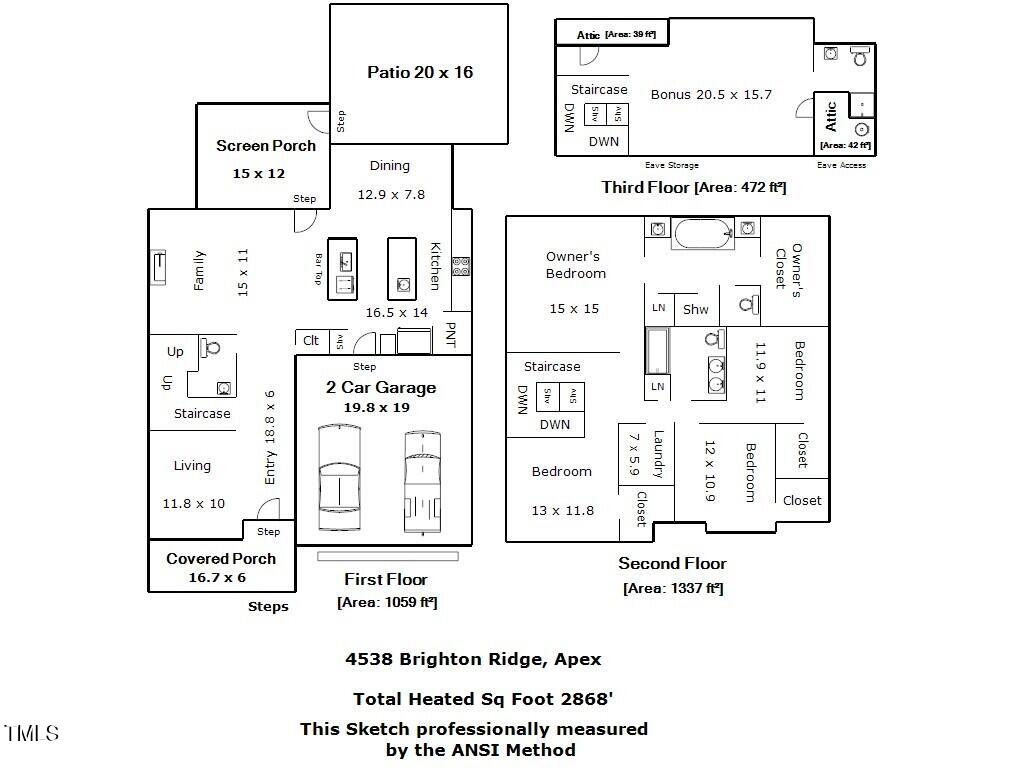 Apex, North Carolina, 27539, United States, 4 Bedrooms Bedrooms, ,4 BathroomsBathrooms,Residential,For Sale,1924371