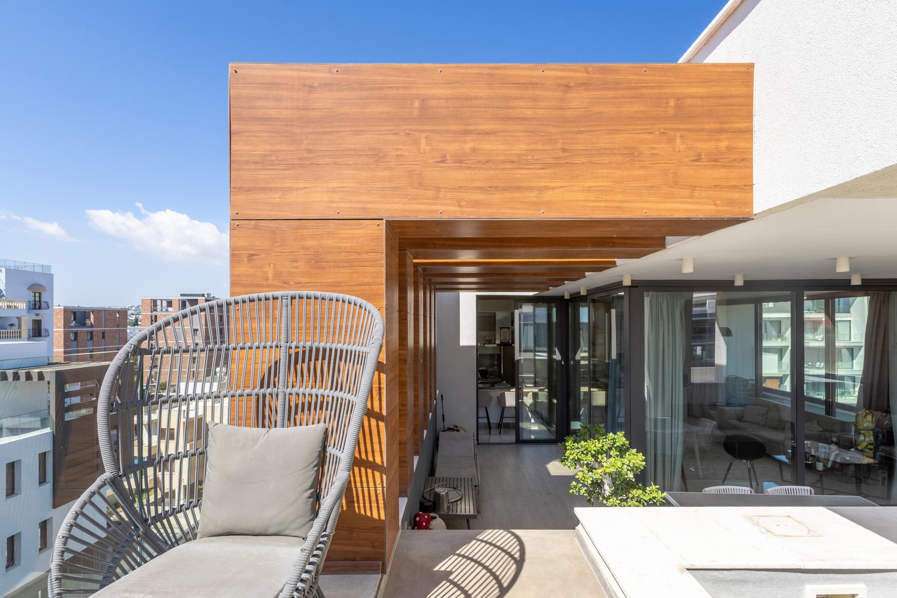  Three Bedroom Penthouse with Underfloor Heating in Germasogeia, Limassol - 物件實景