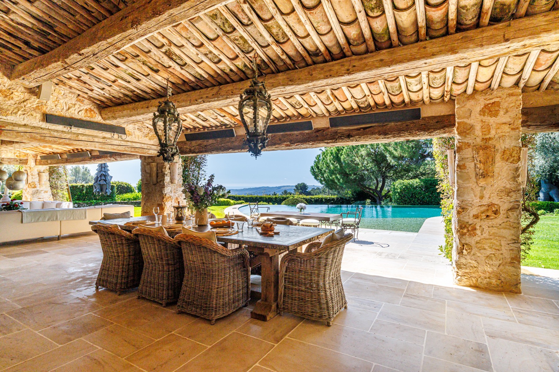  Luxury estate in Provence with sea views, 7 suites, pool, tennis court and land… - 物件實景