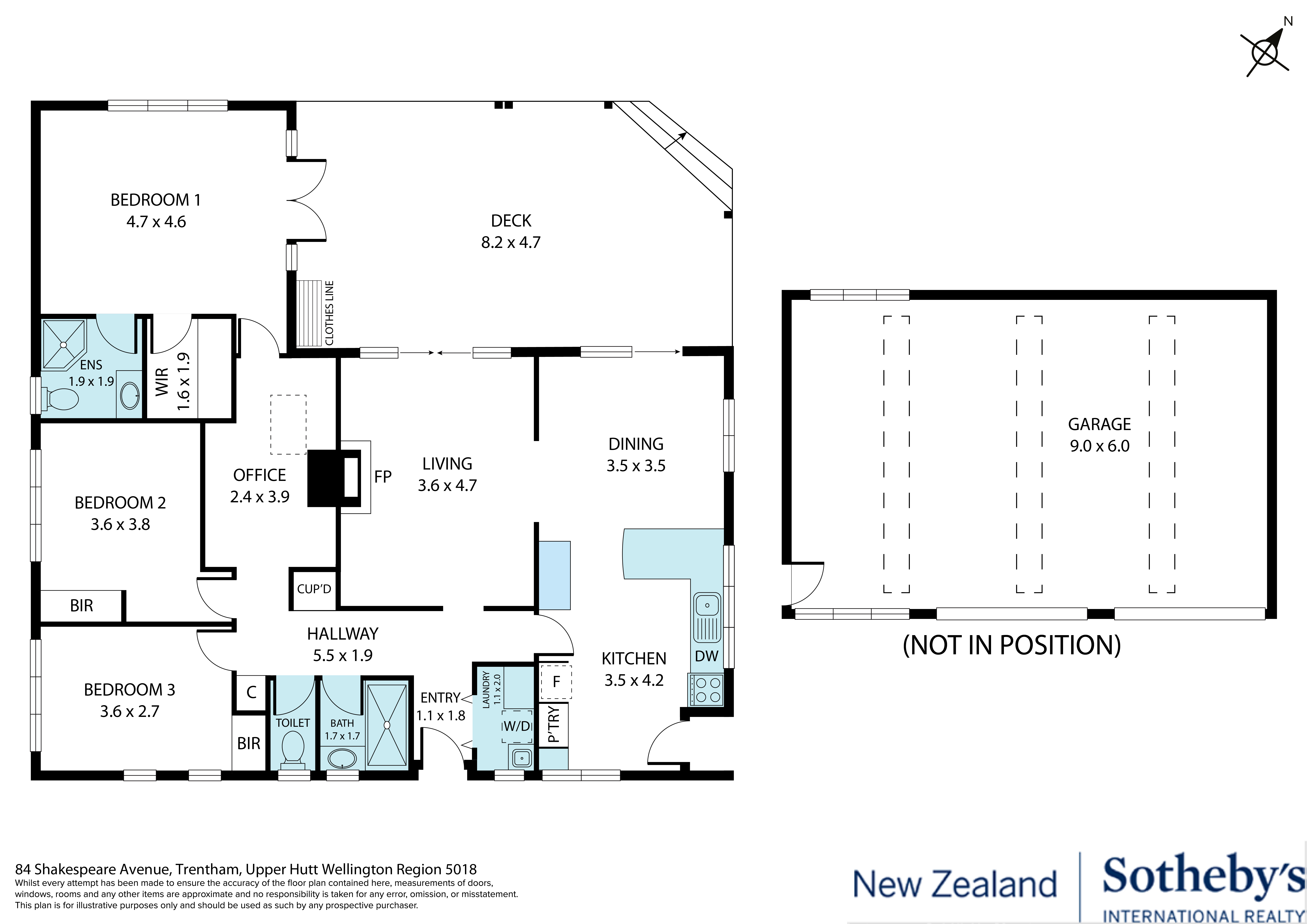  84 Shakespeare Avenue, Trentham, Upper Hutt - 物件實景