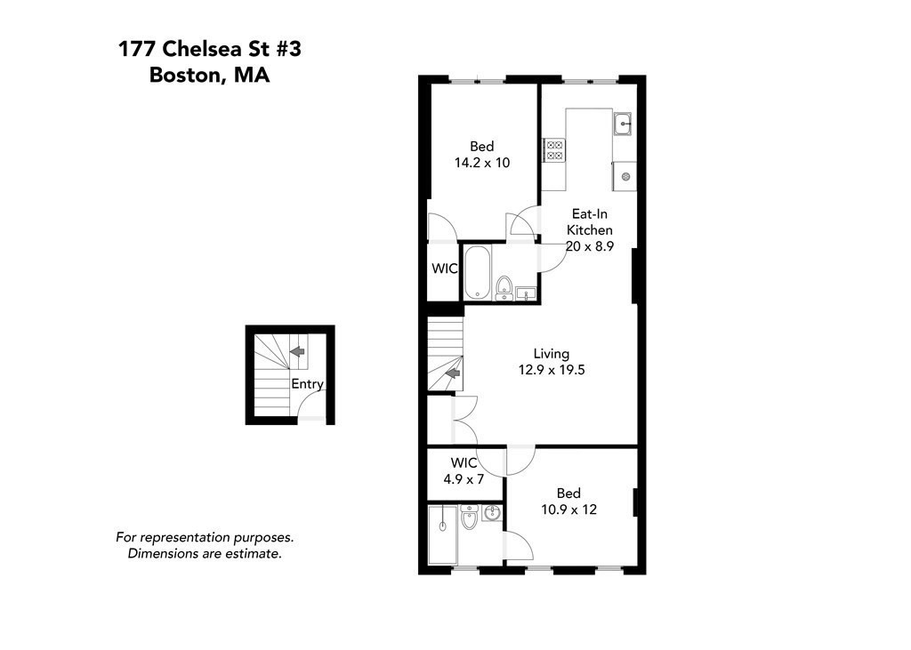 Boston, Massachusetts, 02128, United States, 2 Bedrooms Bedrooms, ,2 BathroomsBathrooms,Residential,For Sale,1872160
