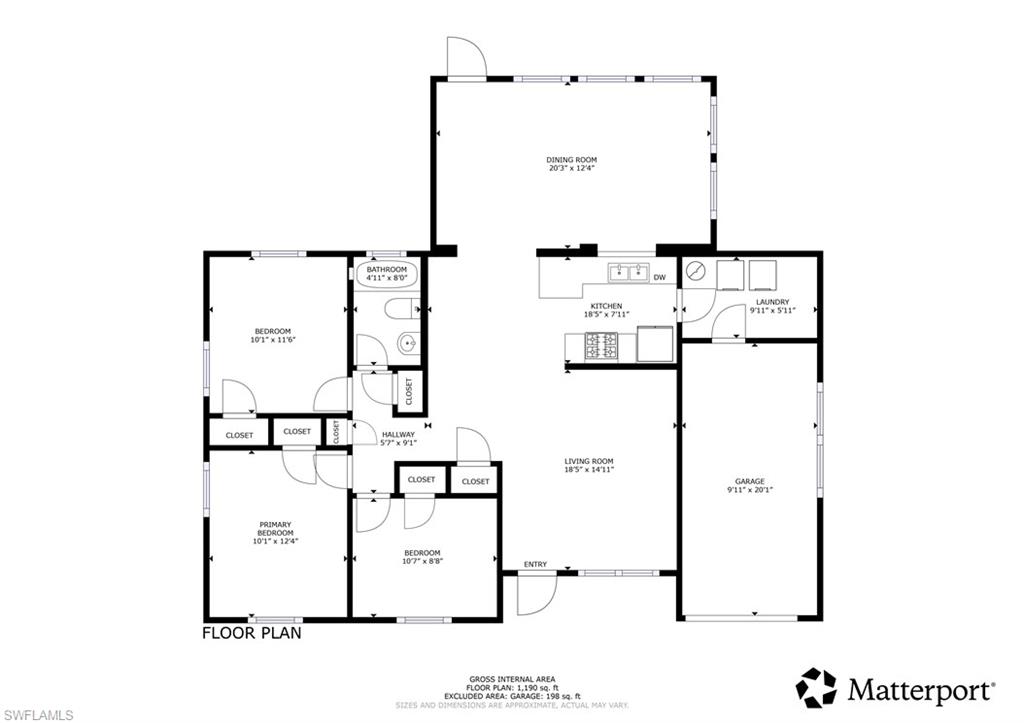 Naples, Florida, 34103, United States, 3 Bedrooms Bedrooms, ,1 BathroomBathrooms,Residential,For Sale,1993009