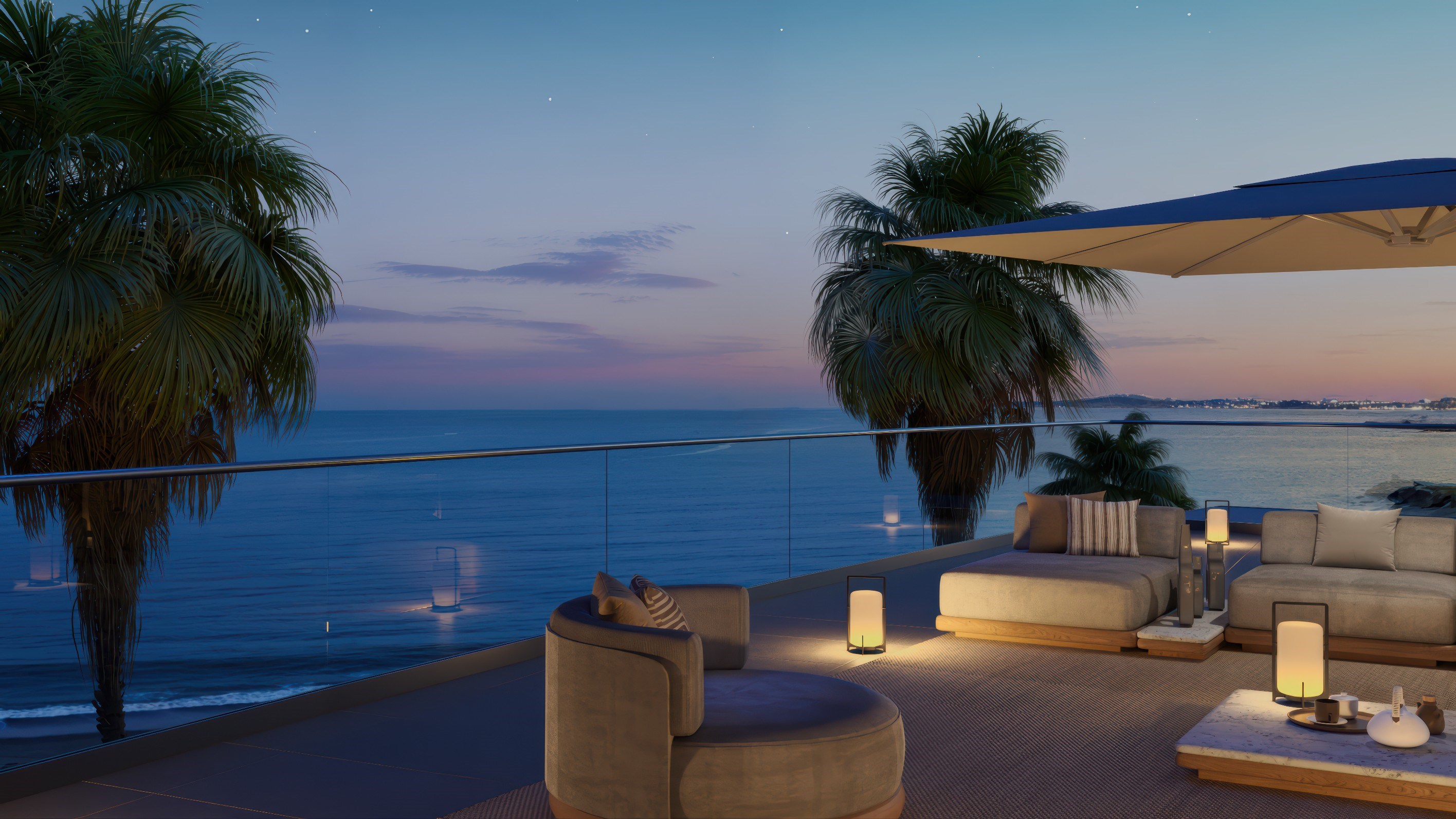  150 sqm sea-view apartment with terraces and pool - Seafront - 物件實景