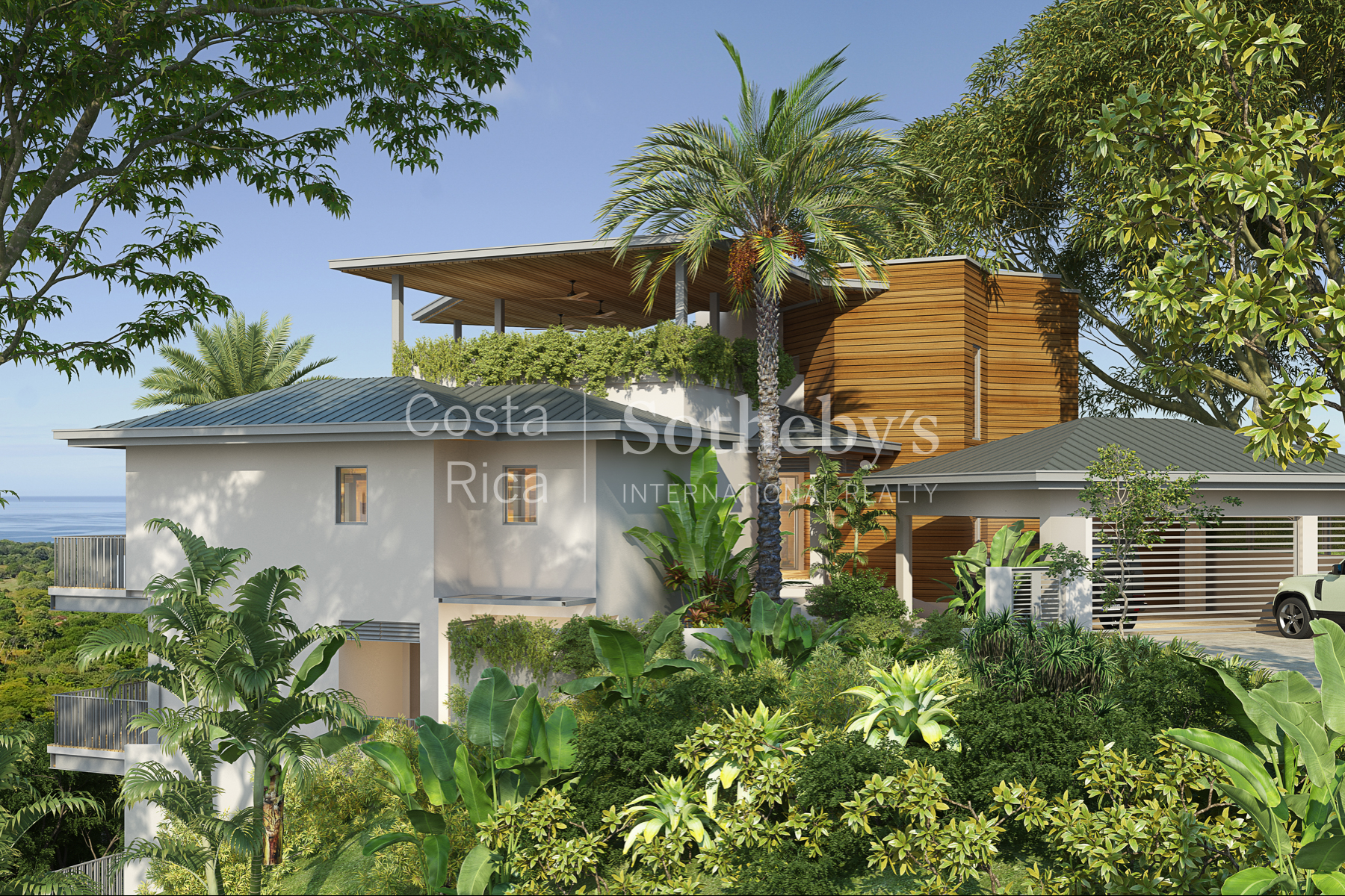  Hilltop Ocean View Tamarindo Villa - 物件實景