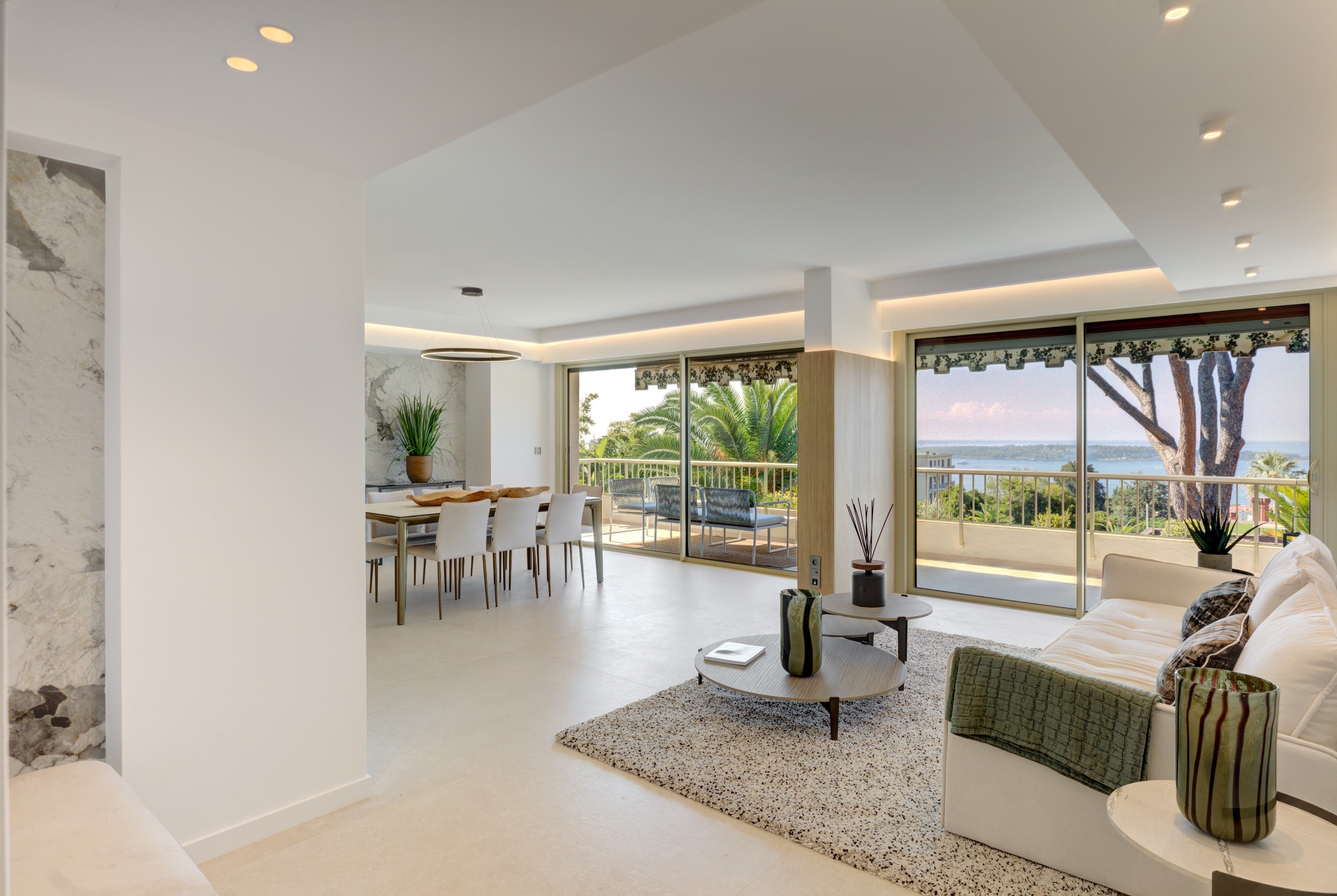  La Californie: 4-bed apartment with terrace and sea view - 物件實景