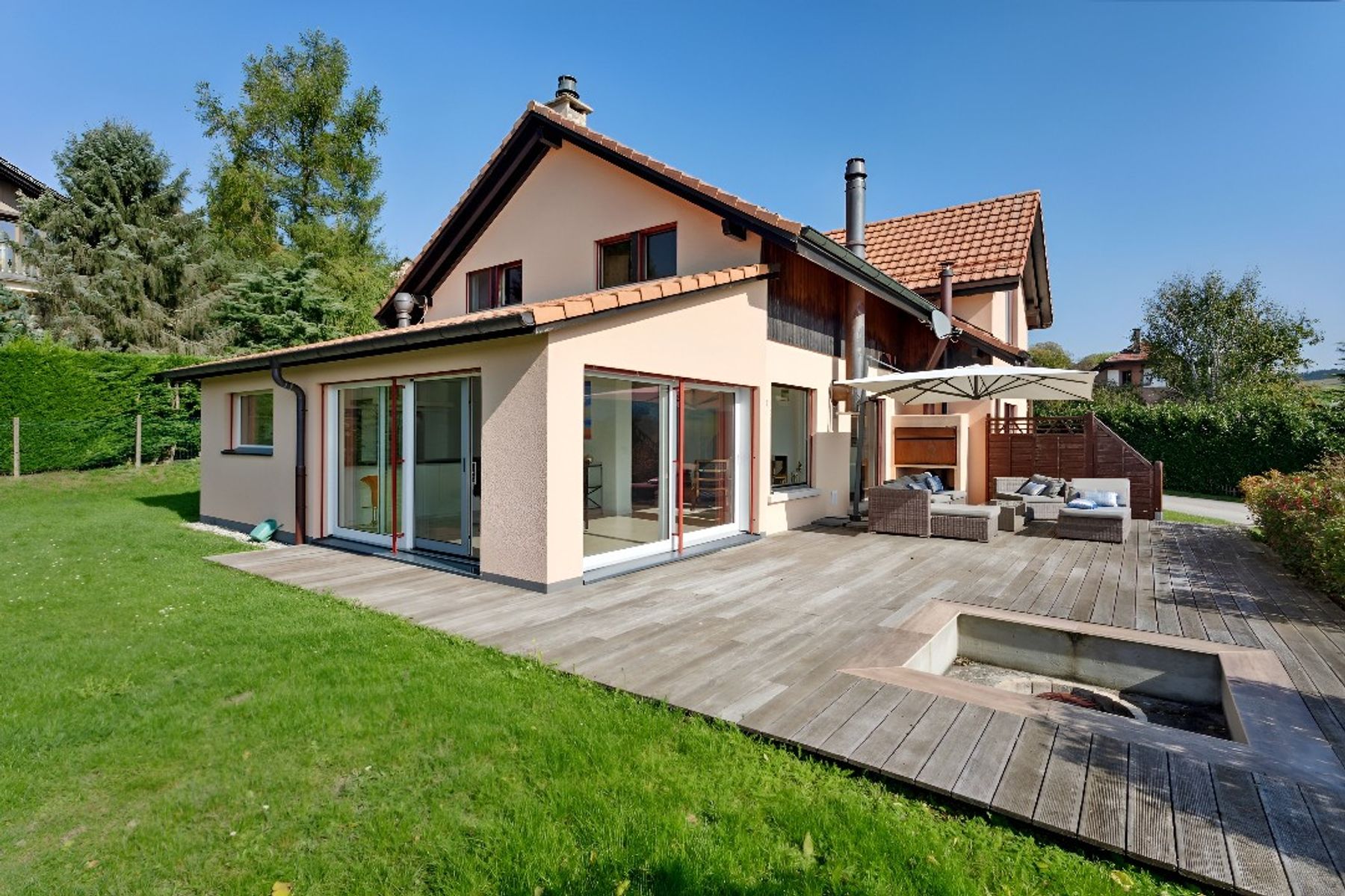  Family villa 35 minutes from Lausanne, panoramic view, quiet and independent stu - 物件實景