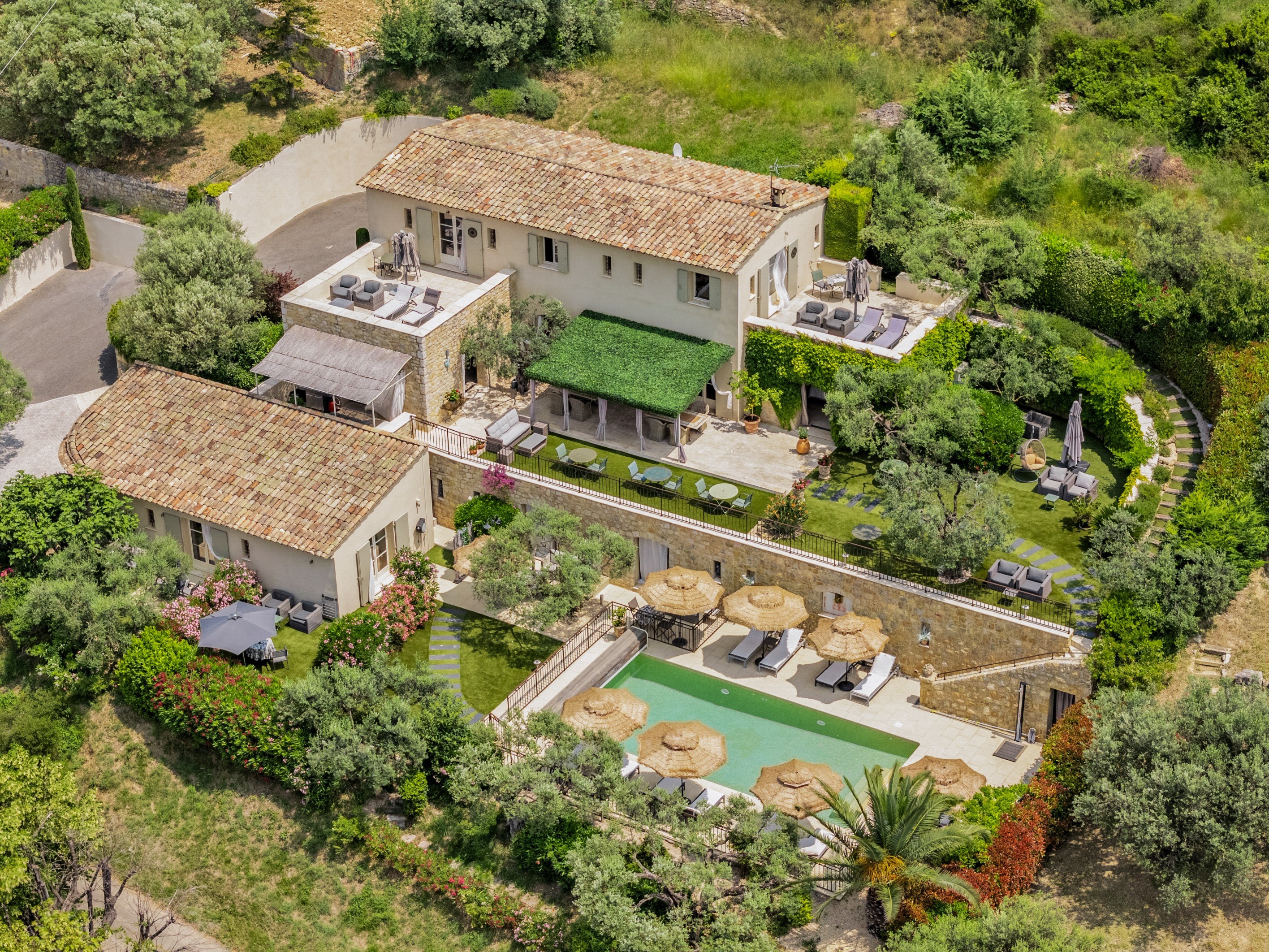  Elegant provençal estate with heated pool and views near Fayence village - 物件實景