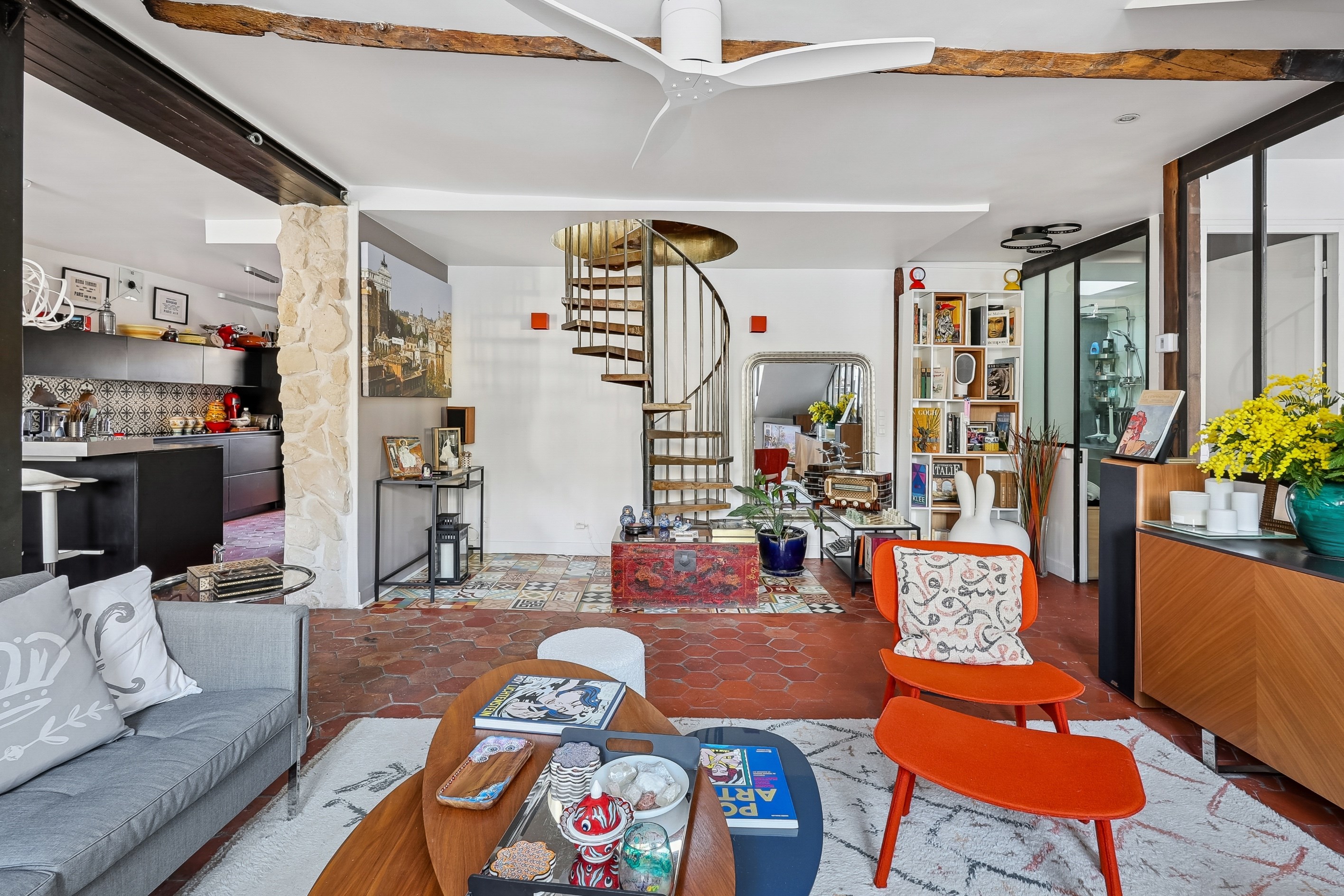  Paris 4th - Ile Saint-Louis - Top floor duplex apartment - 物件實景