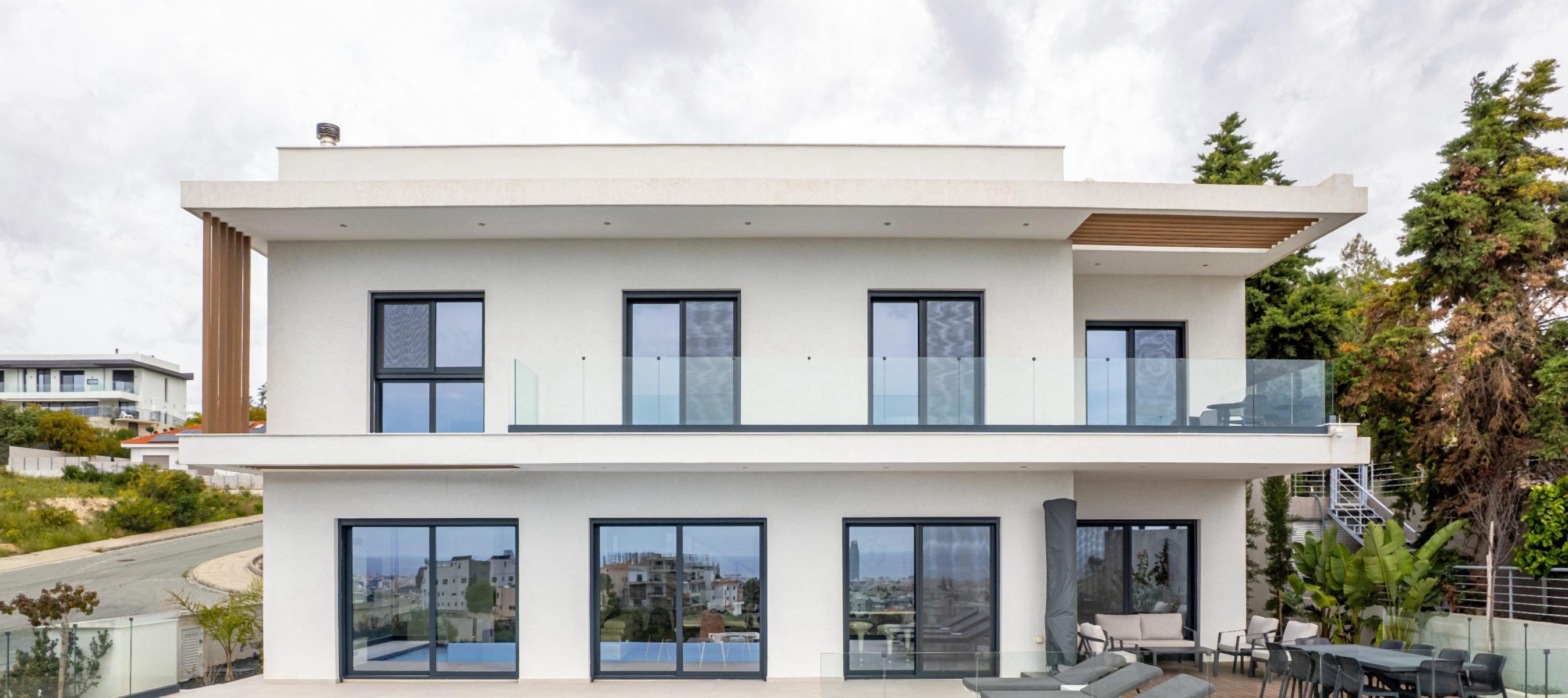  Five Bedroom Modern Sea View Villa with Private Pool in Limassol - 物件實景