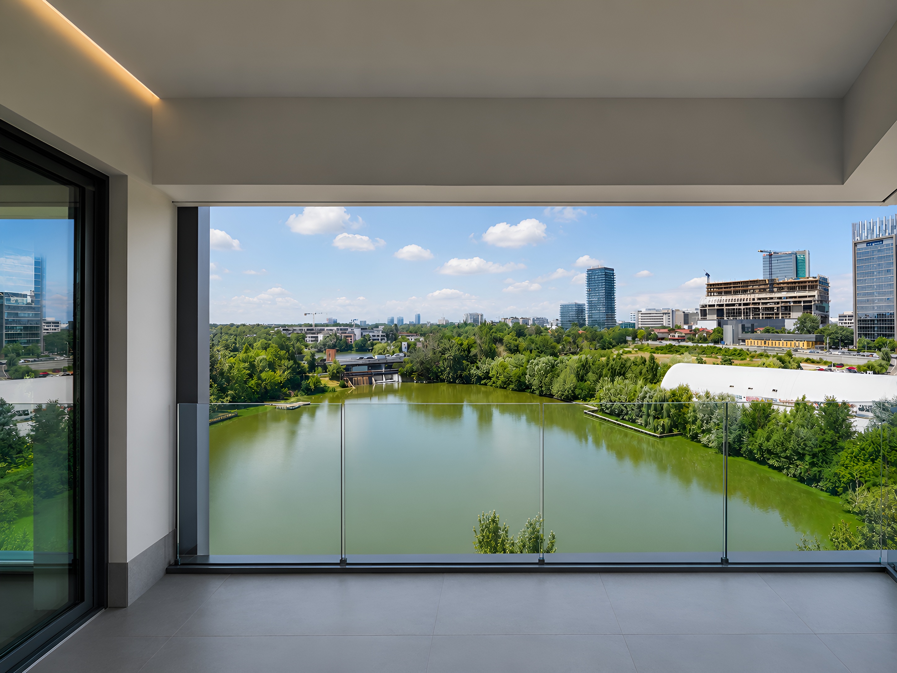  Lakefront Duplex Penthouse with a Panoramic Terrace on Lake Floreasca - 物件實景