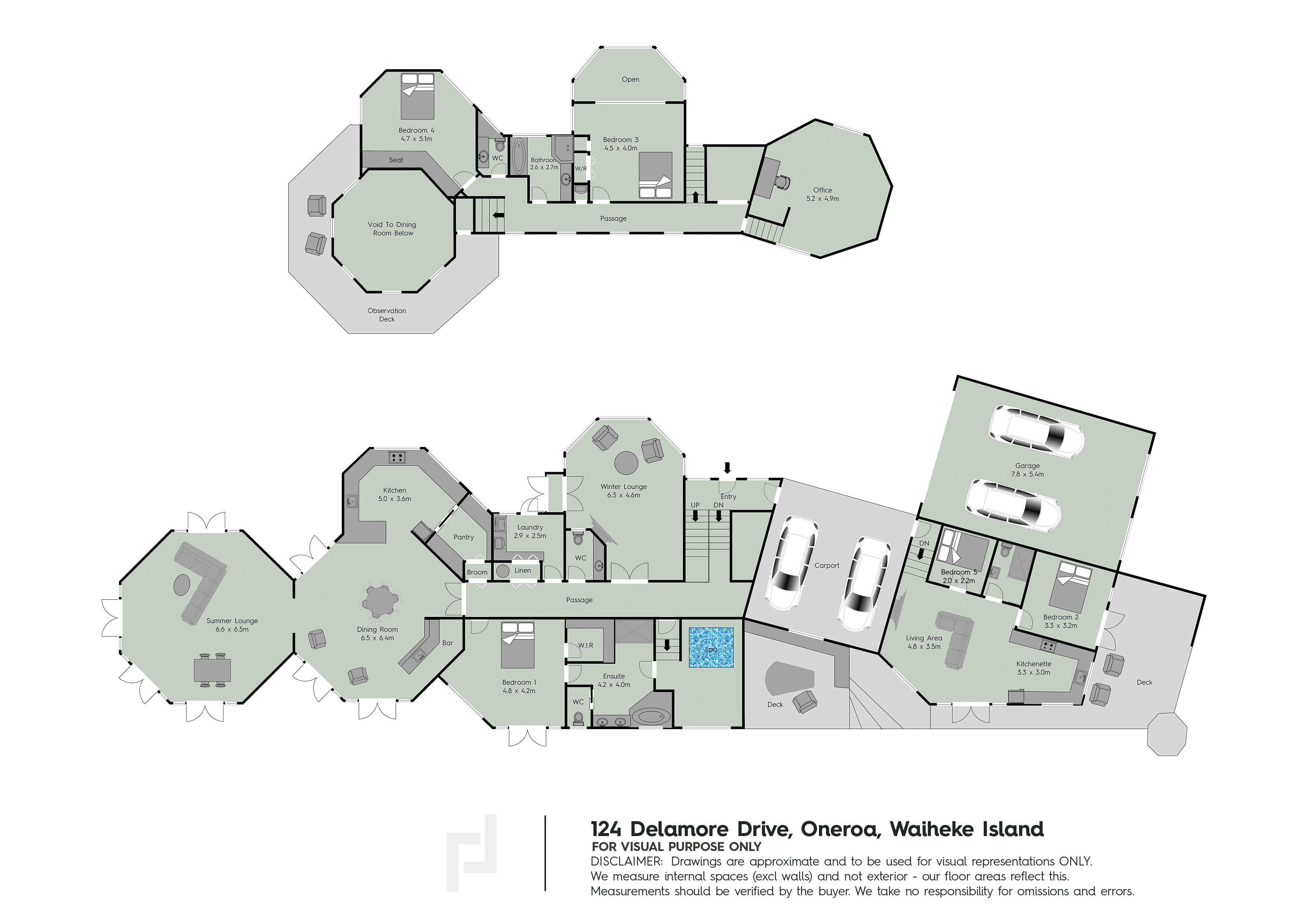  124 Delamore Drive, Oneroa - 物件實景