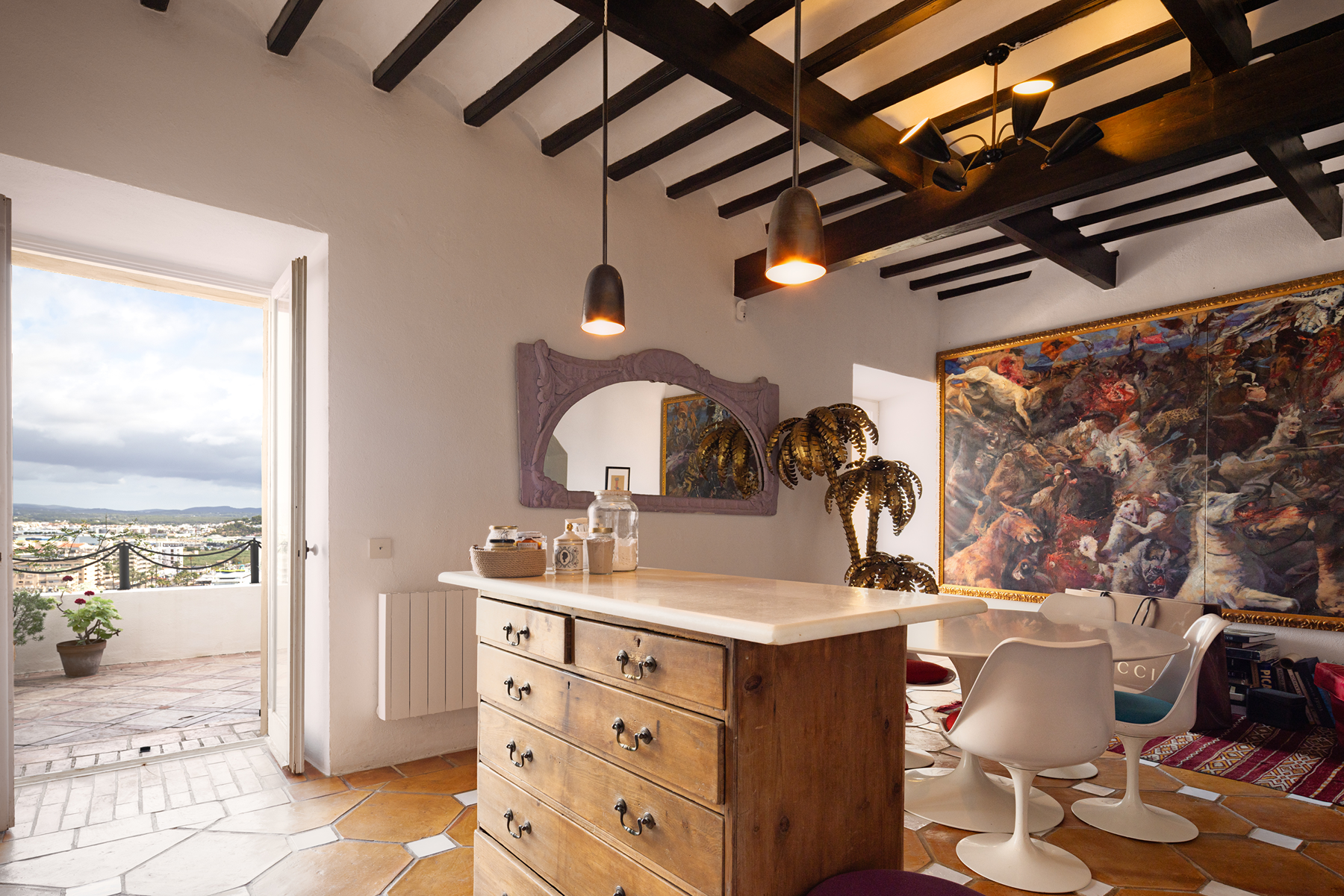  Historic flat with sea views and terrace in Dalt Vila - 物件實景