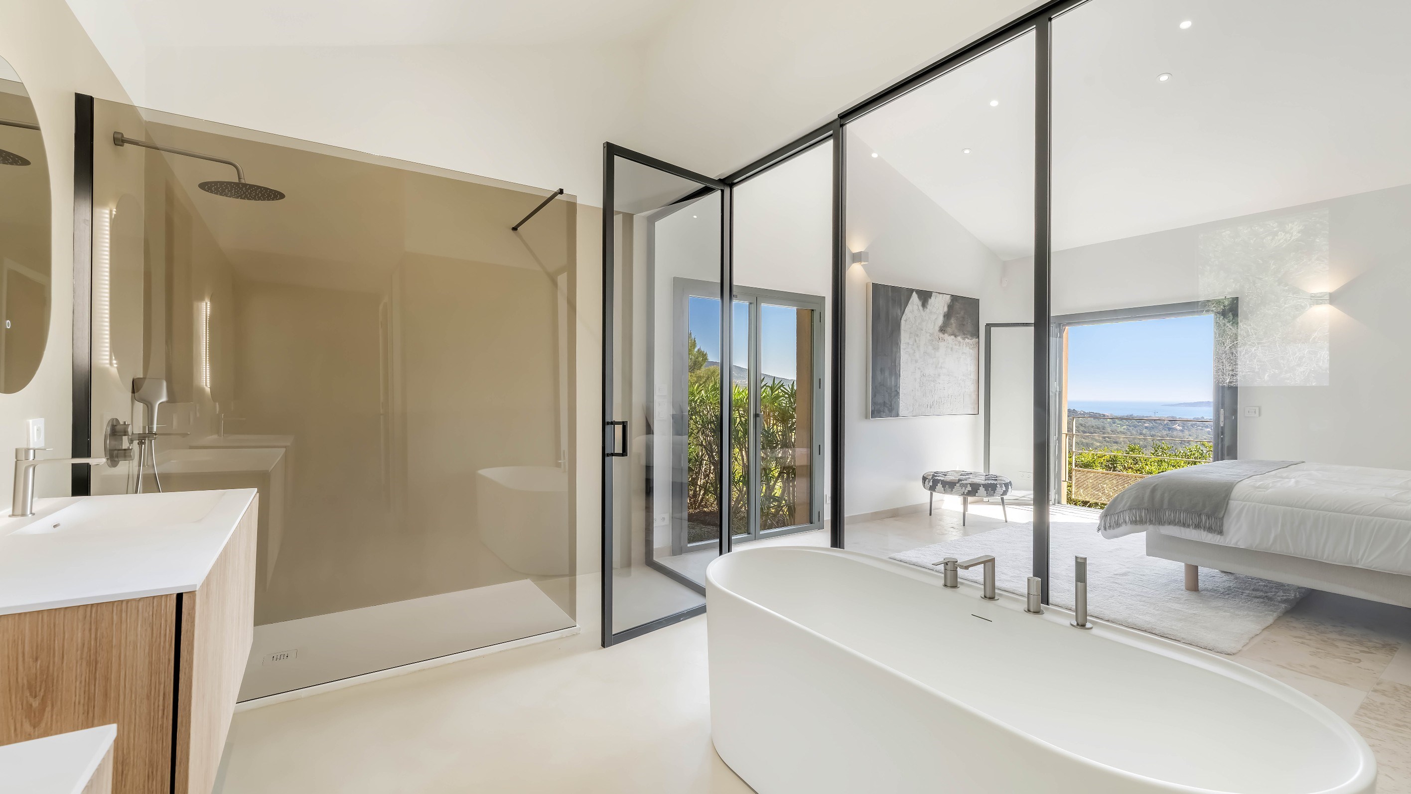  Grimaud villa 5 bedroom sea view Gulf of Saint-Tropez pool secure estate guest … - 物件實景