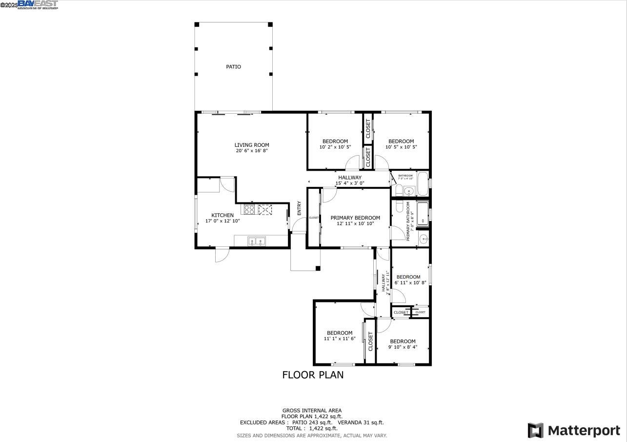 Hayward, California, 94544, United States, 6 Bedrooms Bedrooms, ,2 BathroomsBathrooms,Residential,For Sale,1868213