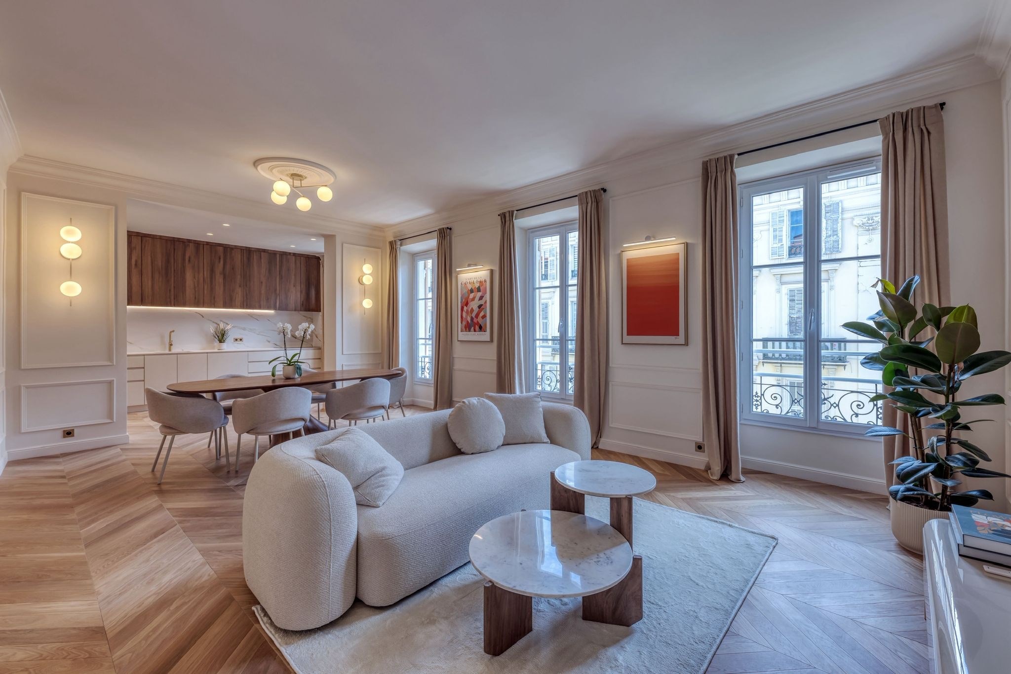  Nice Carré d’Or renovated Haussmann apartment near Promenade des Anglais - 物件實景