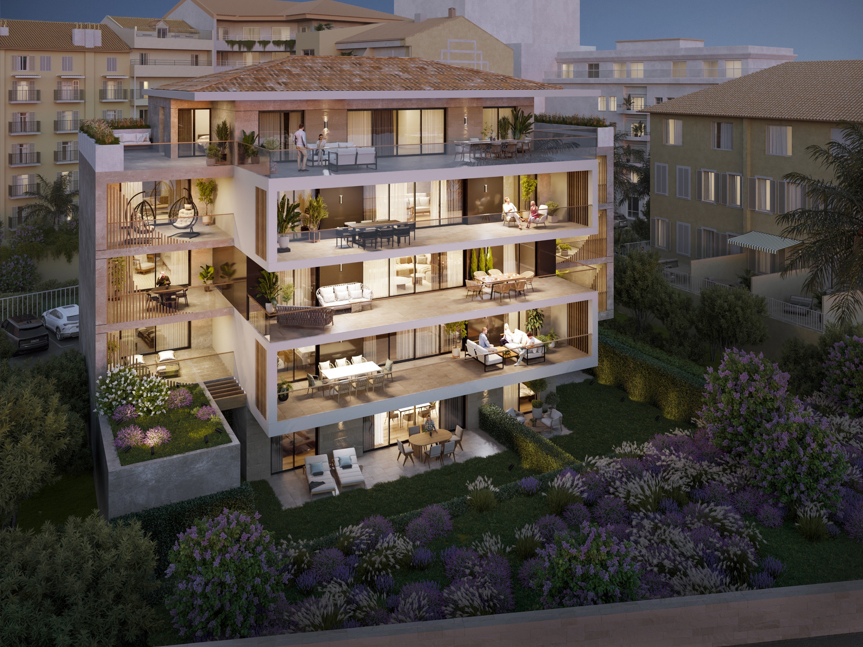  Cannes center, 3 bedroomed penthouse with refined fittings - 物件實景