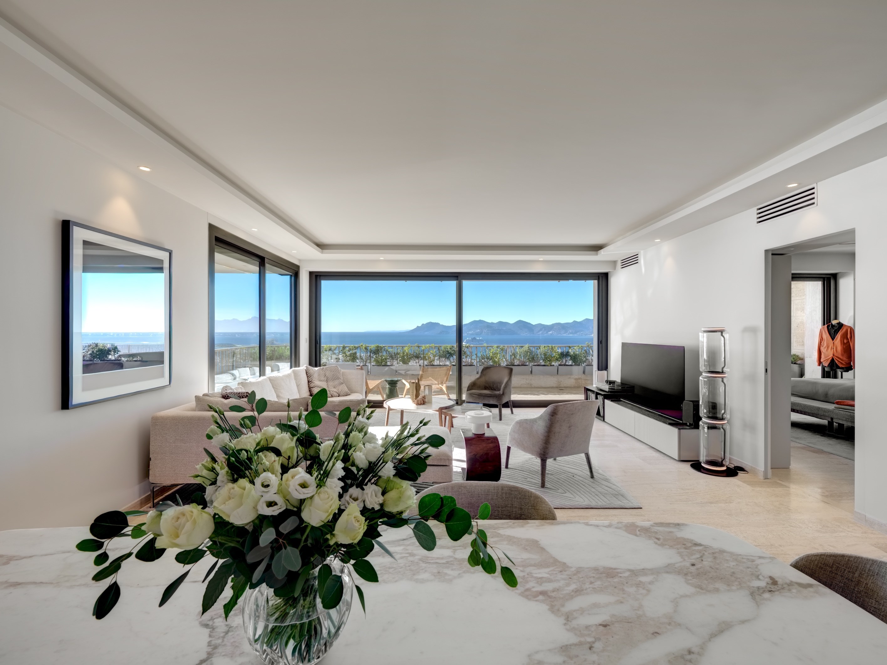  Cannes Californie : 3-bedroom corner apartment - vast terrace - Panoramic sea v… - 物件實景