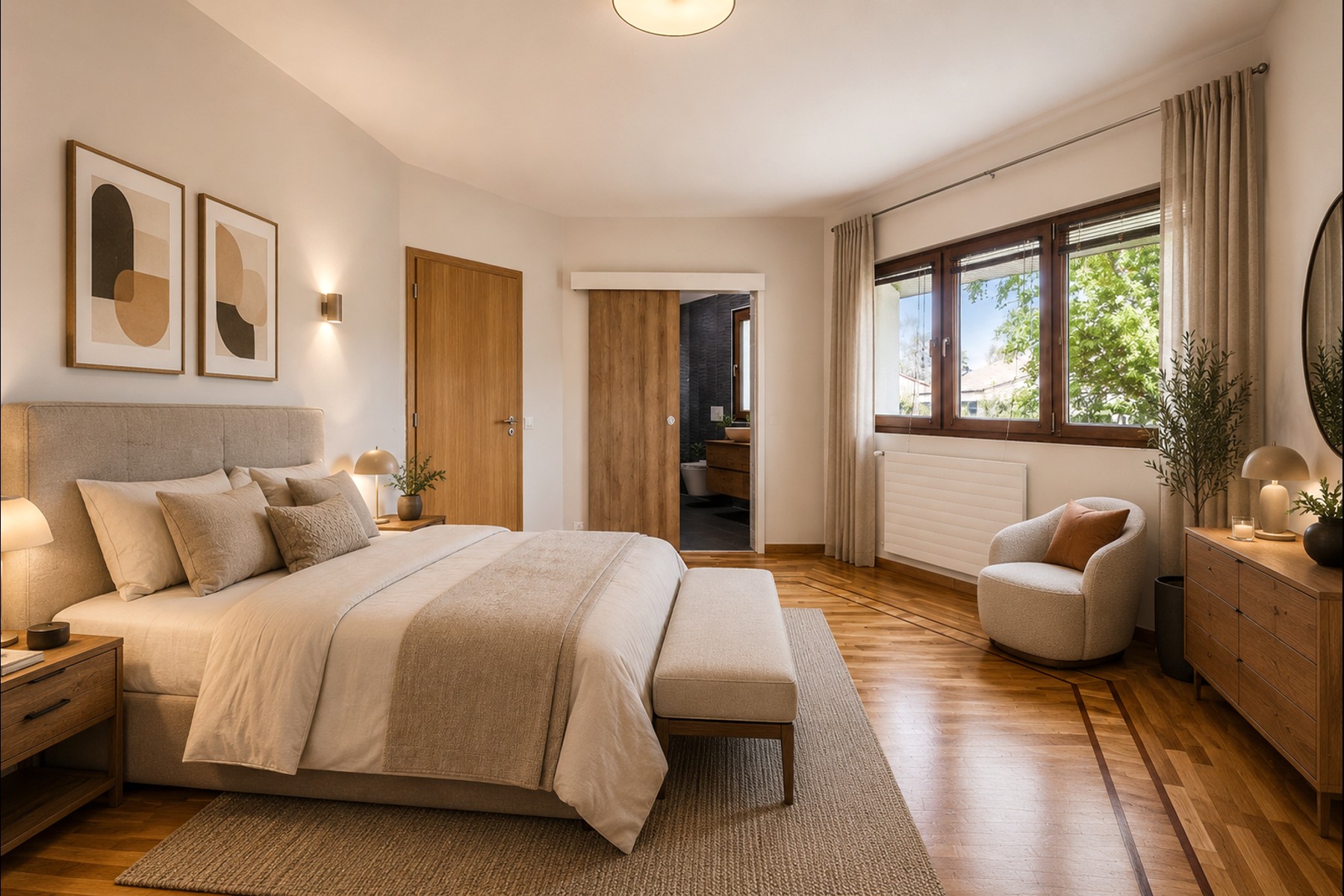  Architect-designed villa with a pool and panoramic views of the Salève - 物件實景